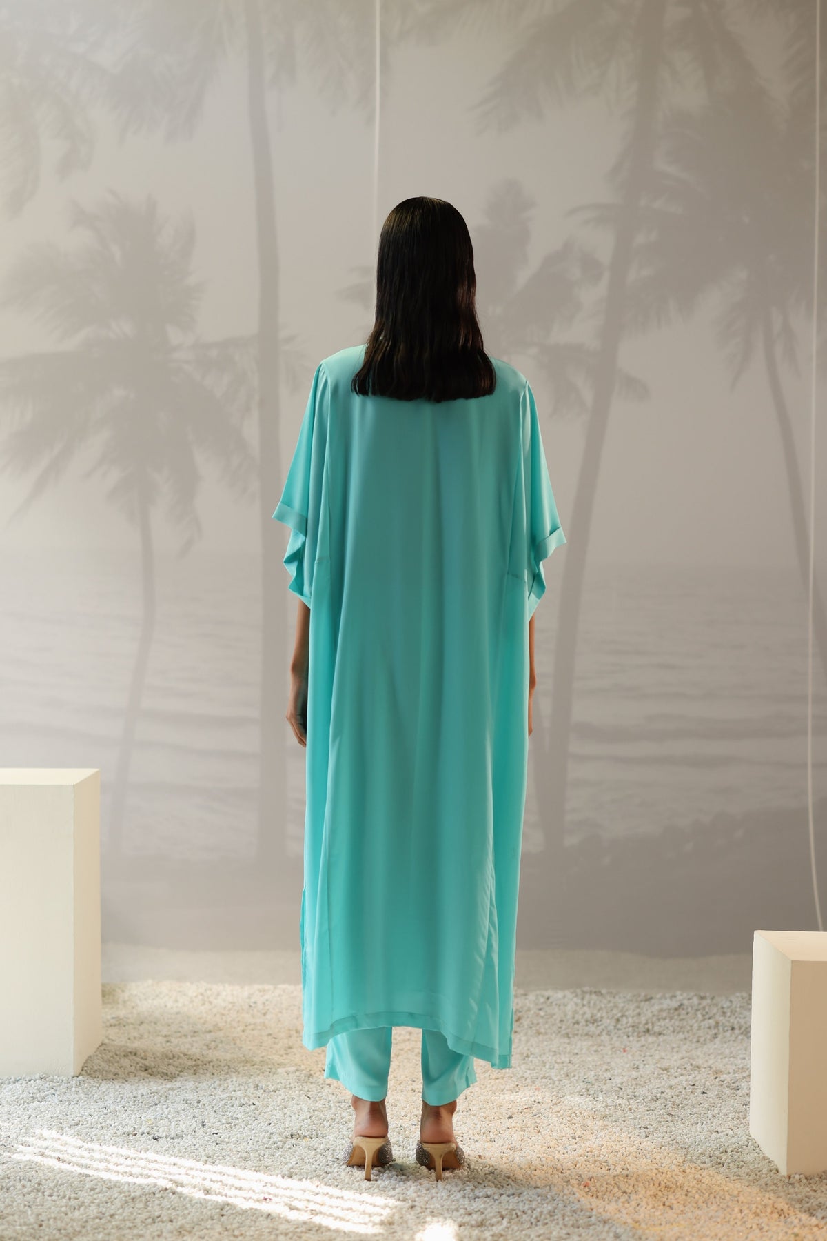 Aqua Zama Kaftan Set