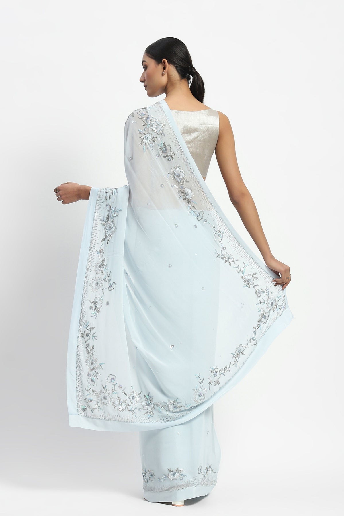 Cloud Recesses Saree