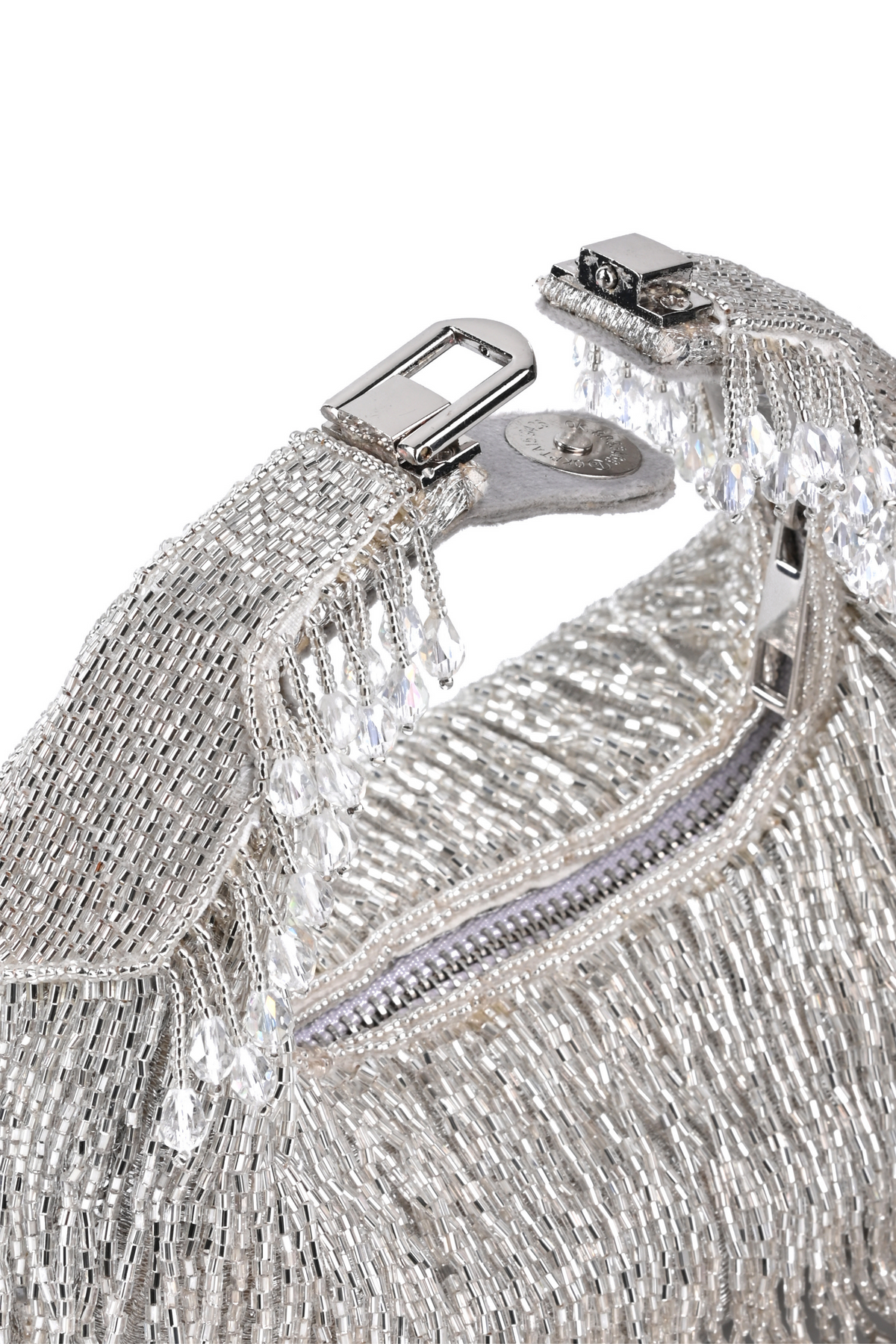 Bailey Silver Handcrafted Hand Bag