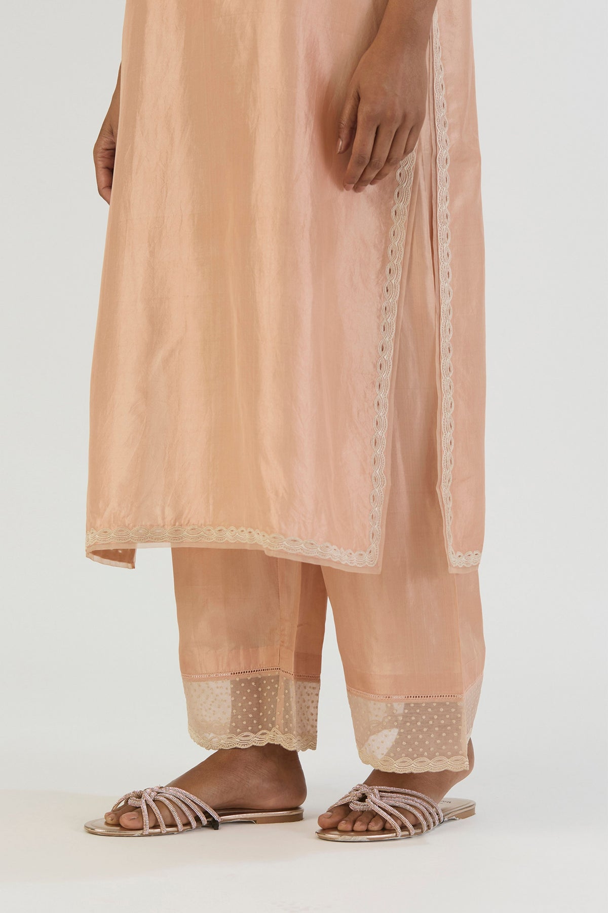 Peach Inaayat Kurta and Pant