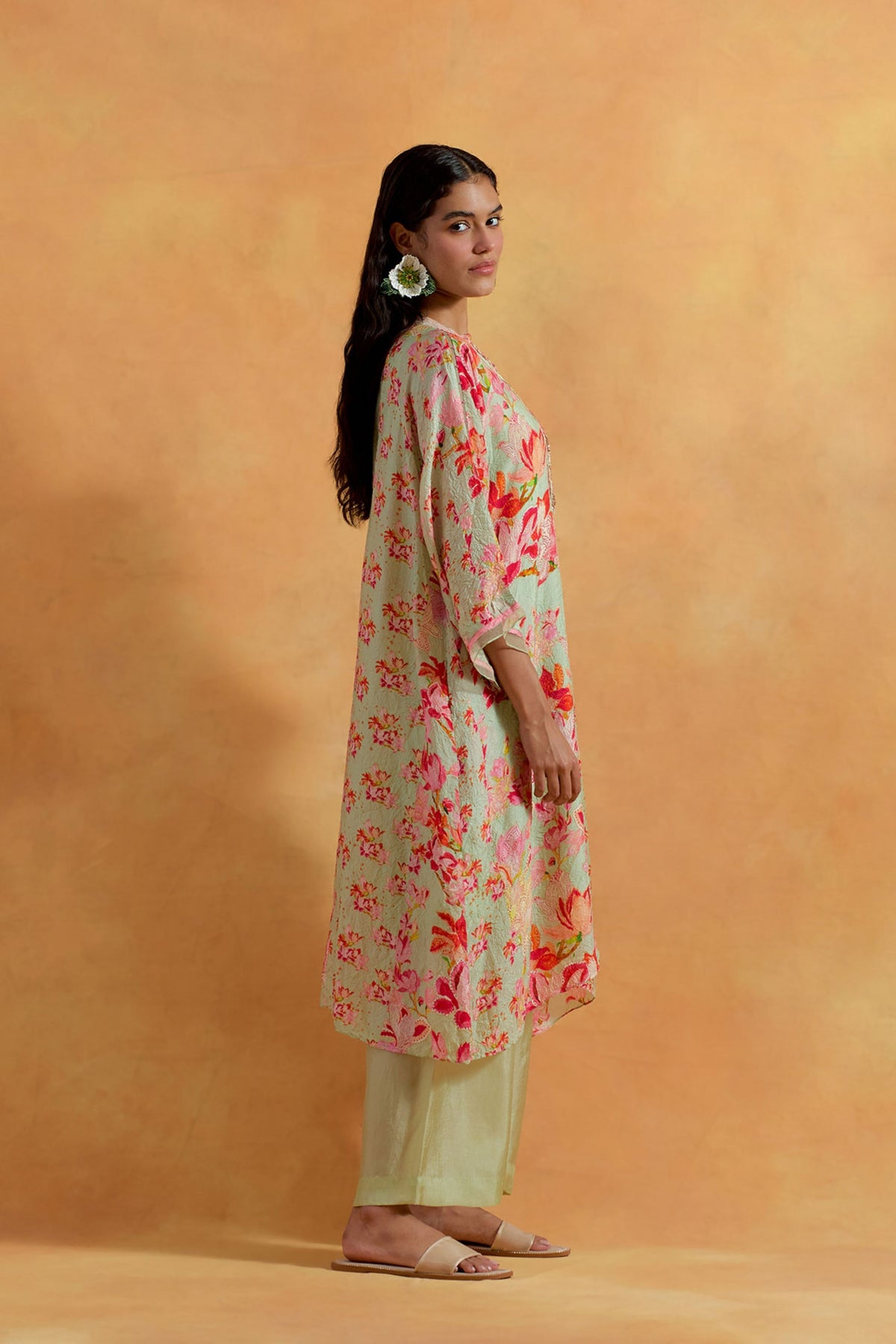 Mist Magnolia Kurta Set