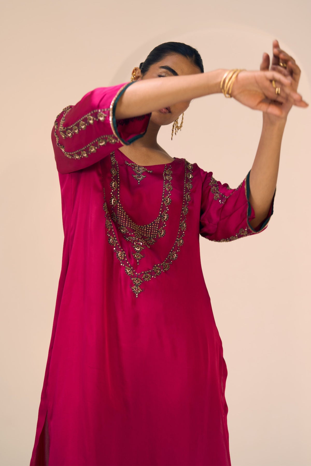 Pink Anya Kurta Set