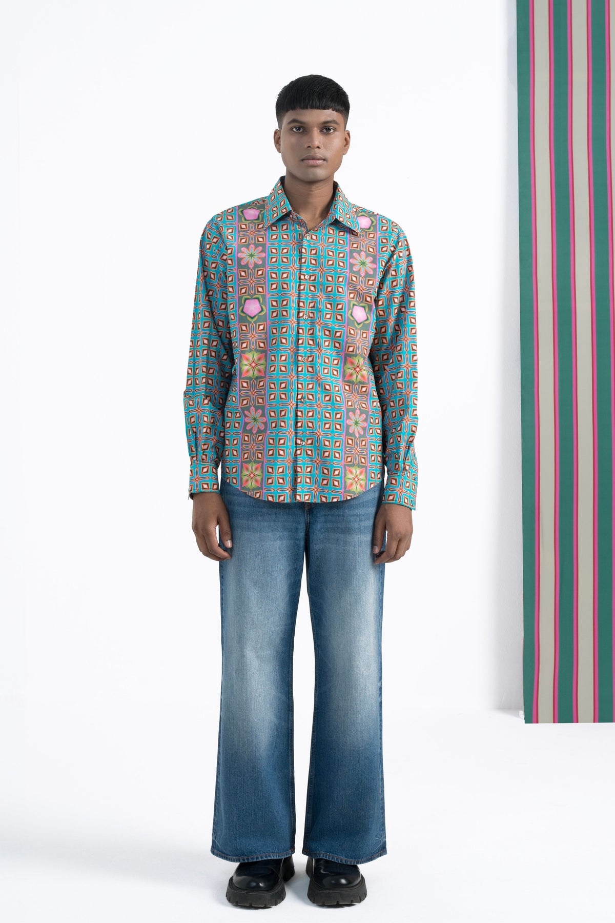 Maxican Printed Moon Shirt