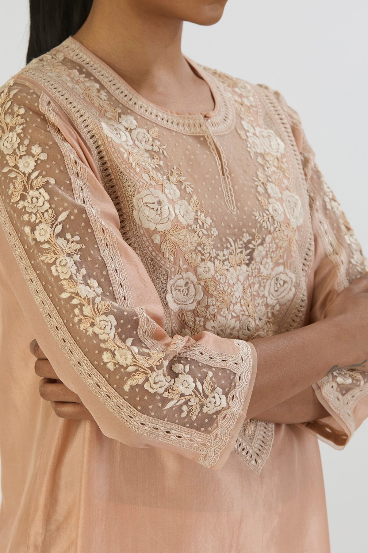 Peach Inaayat Kurta and Pant