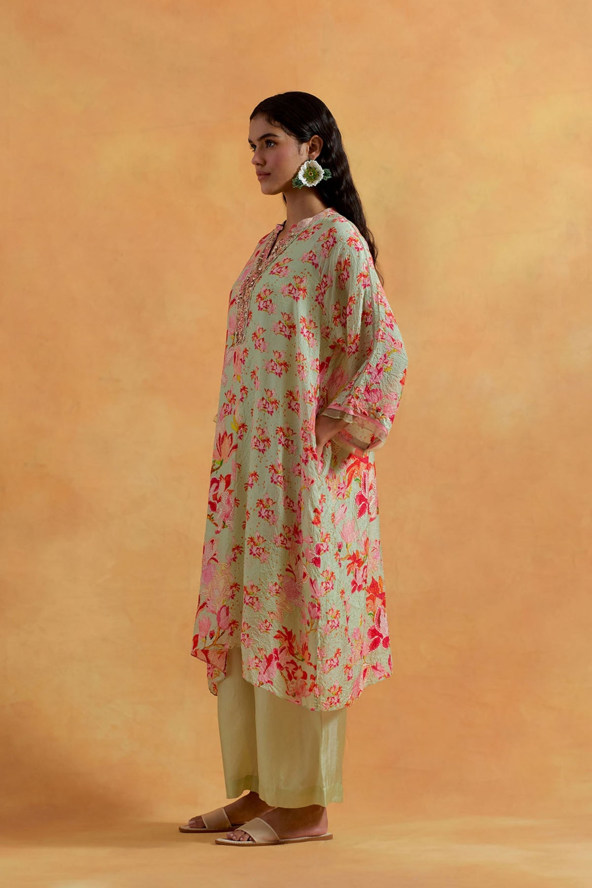 Mist Magnolia Kurta Set