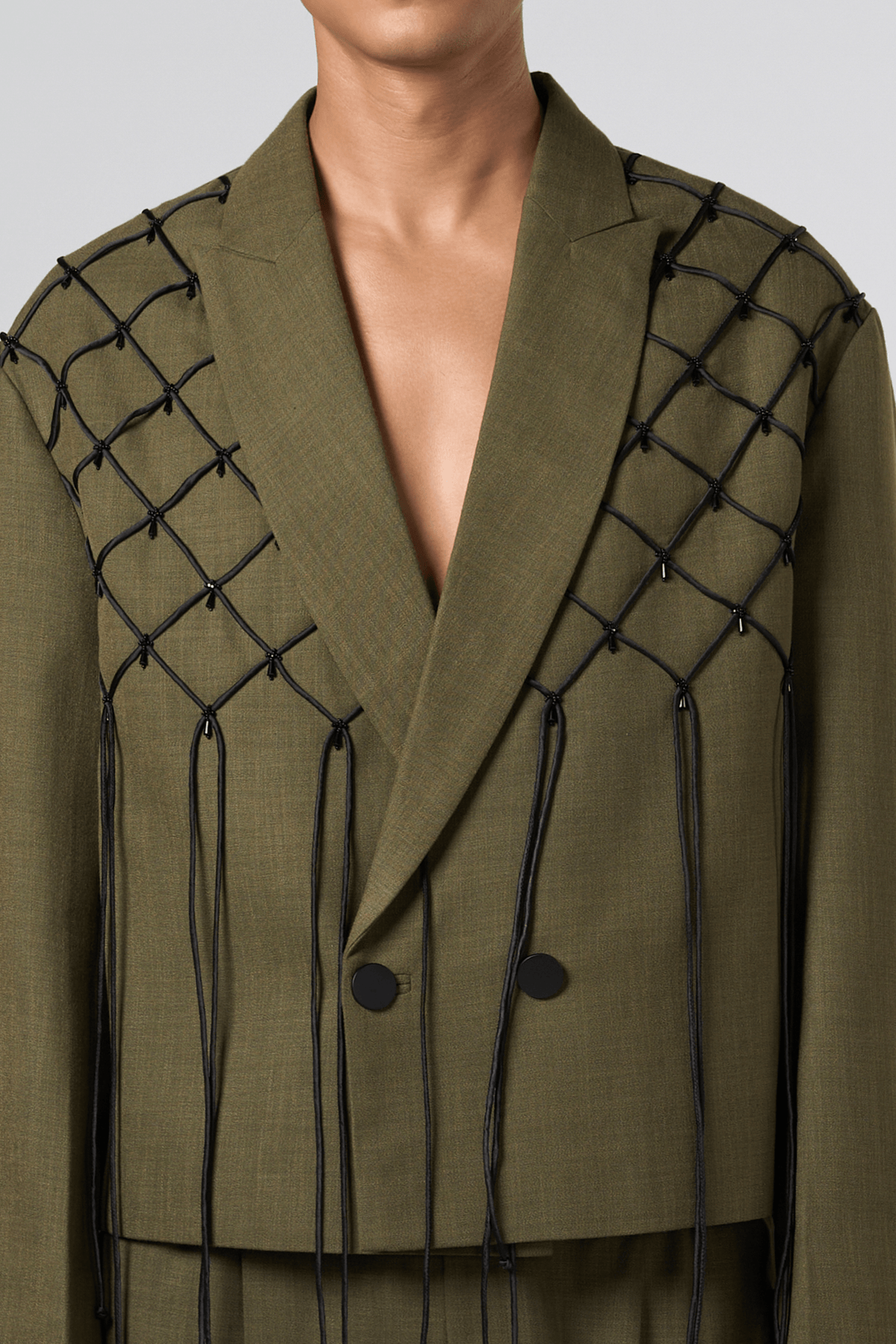 Wire Fenced Crop Jacket