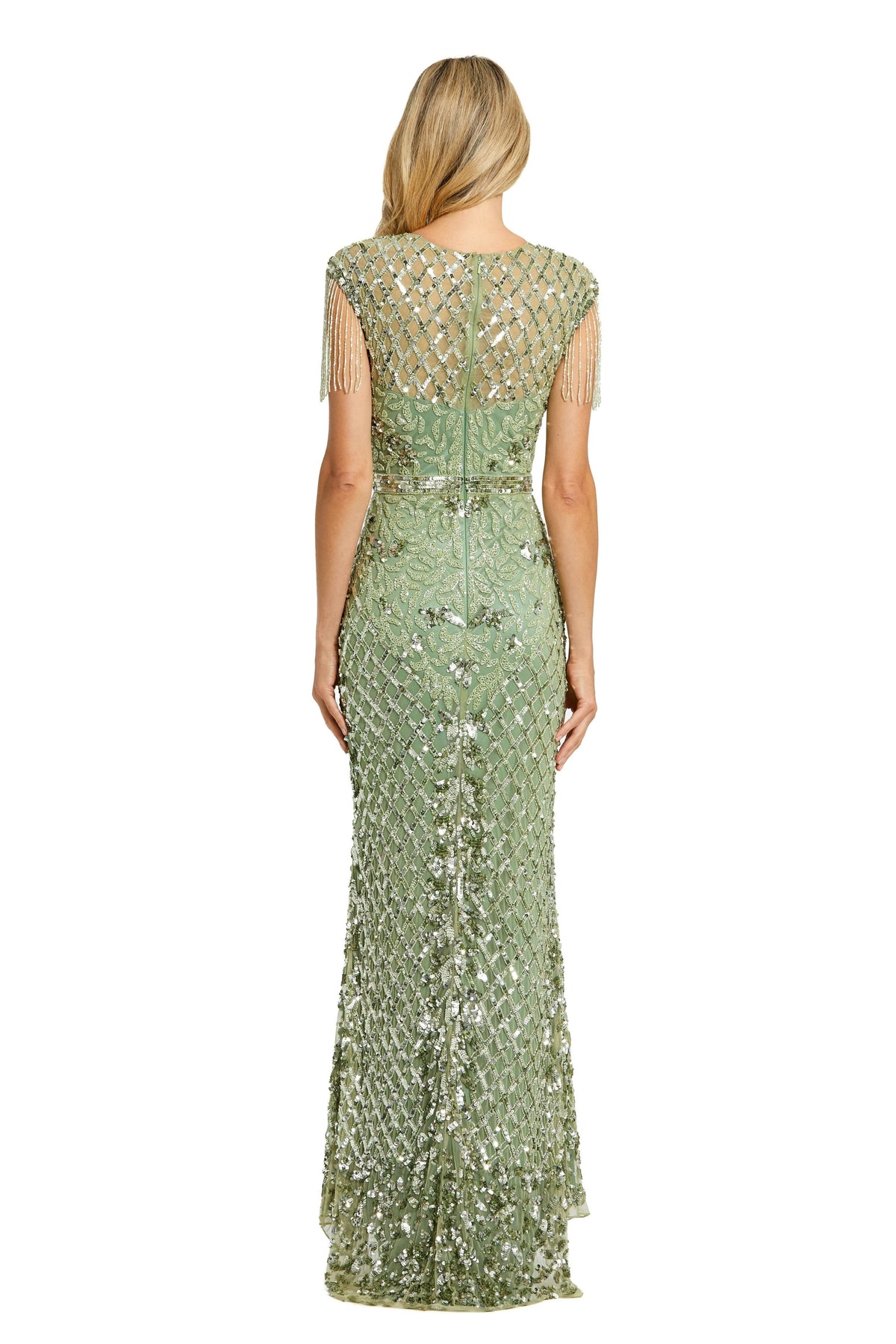 Illusion Long Sage Gown