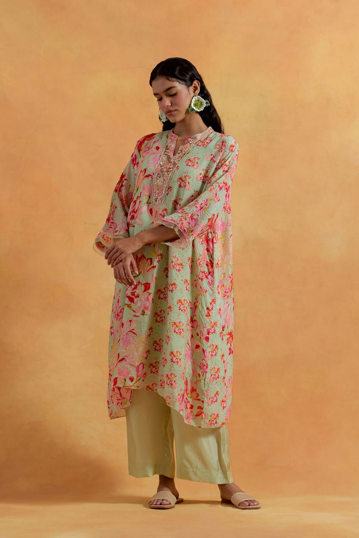 Mist Magnolia Kurta Set