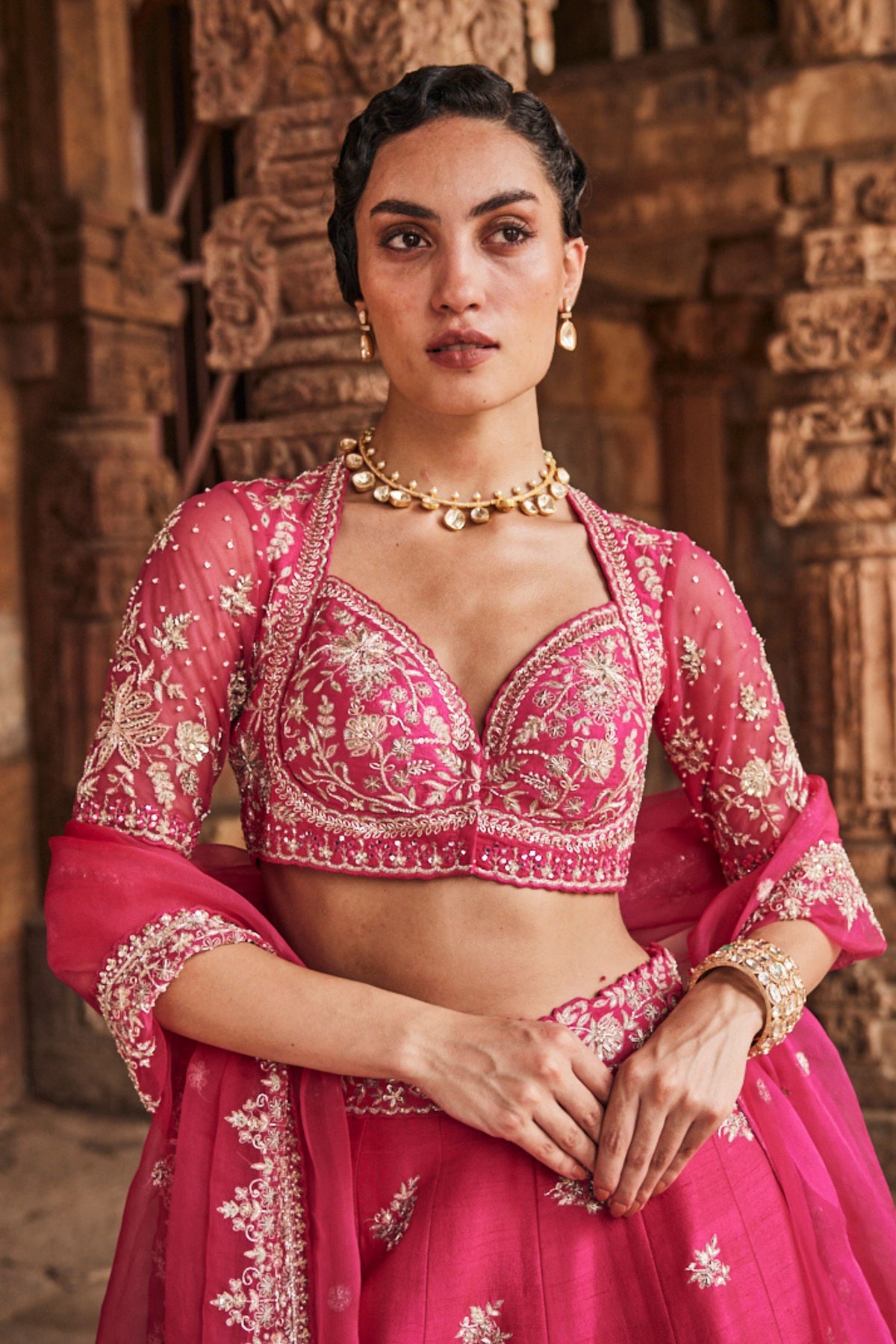 Florid Bridal Lehenga Set