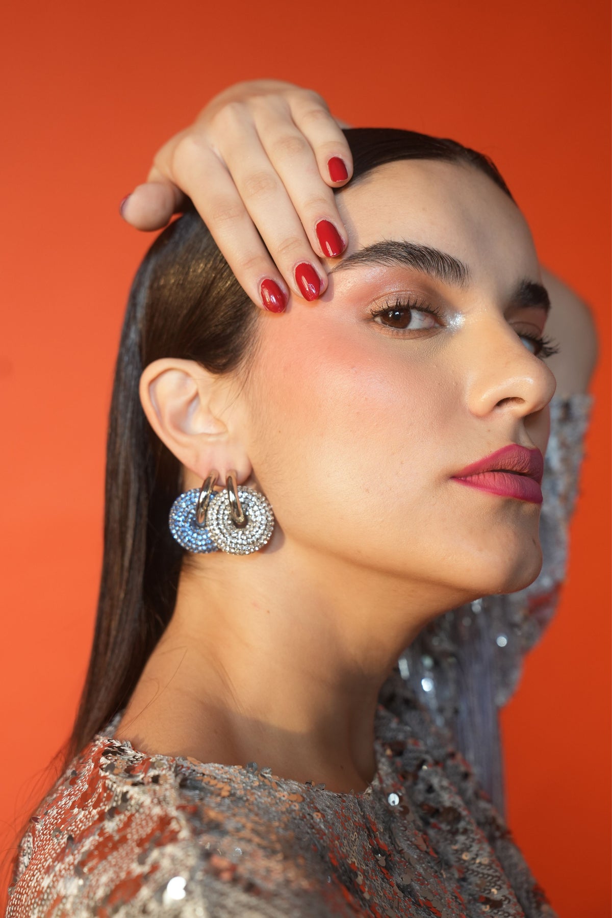 Froot Loops Earrings In Silver