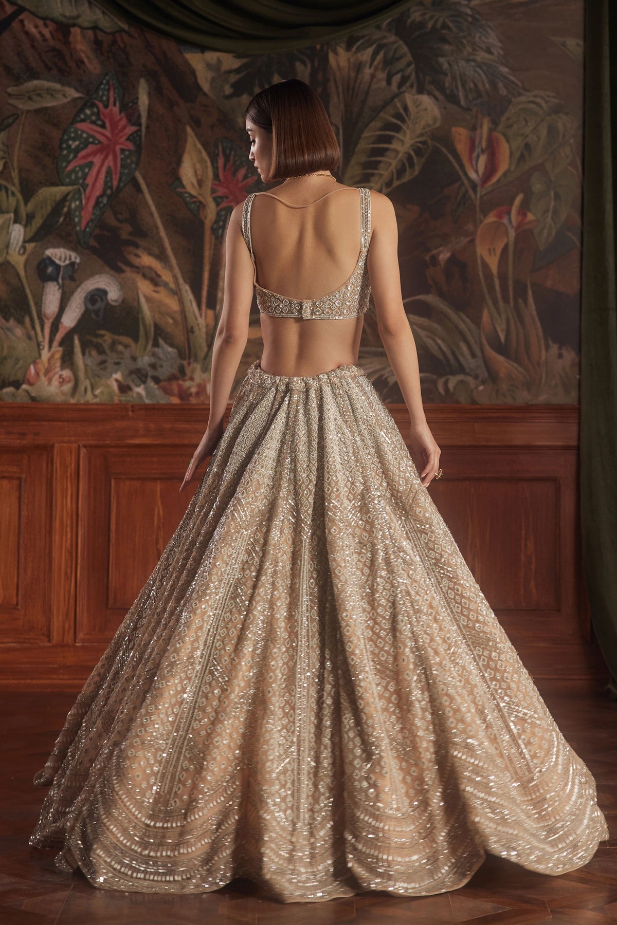 Serene Peach Lehenga Set