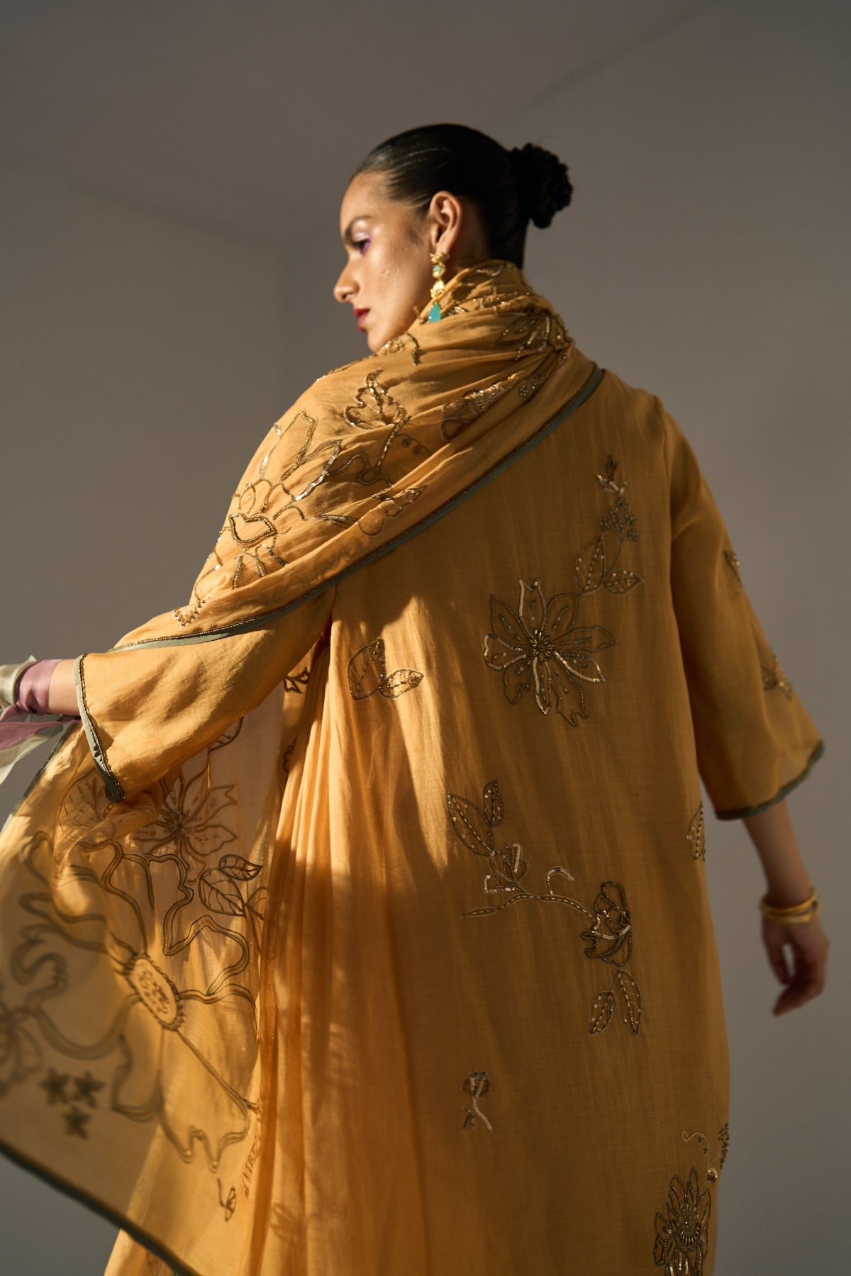 Yellow Mansa Kurta