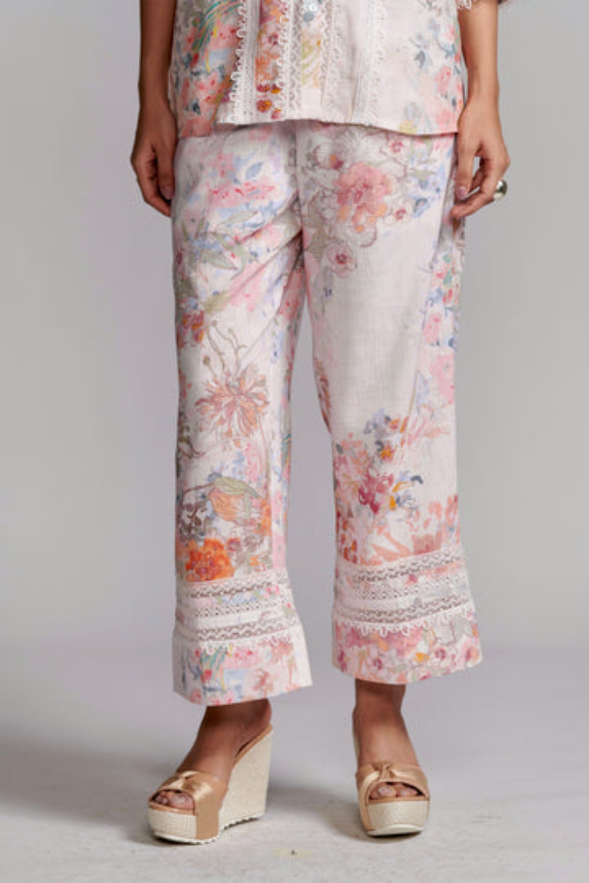 Lace Printed Pant