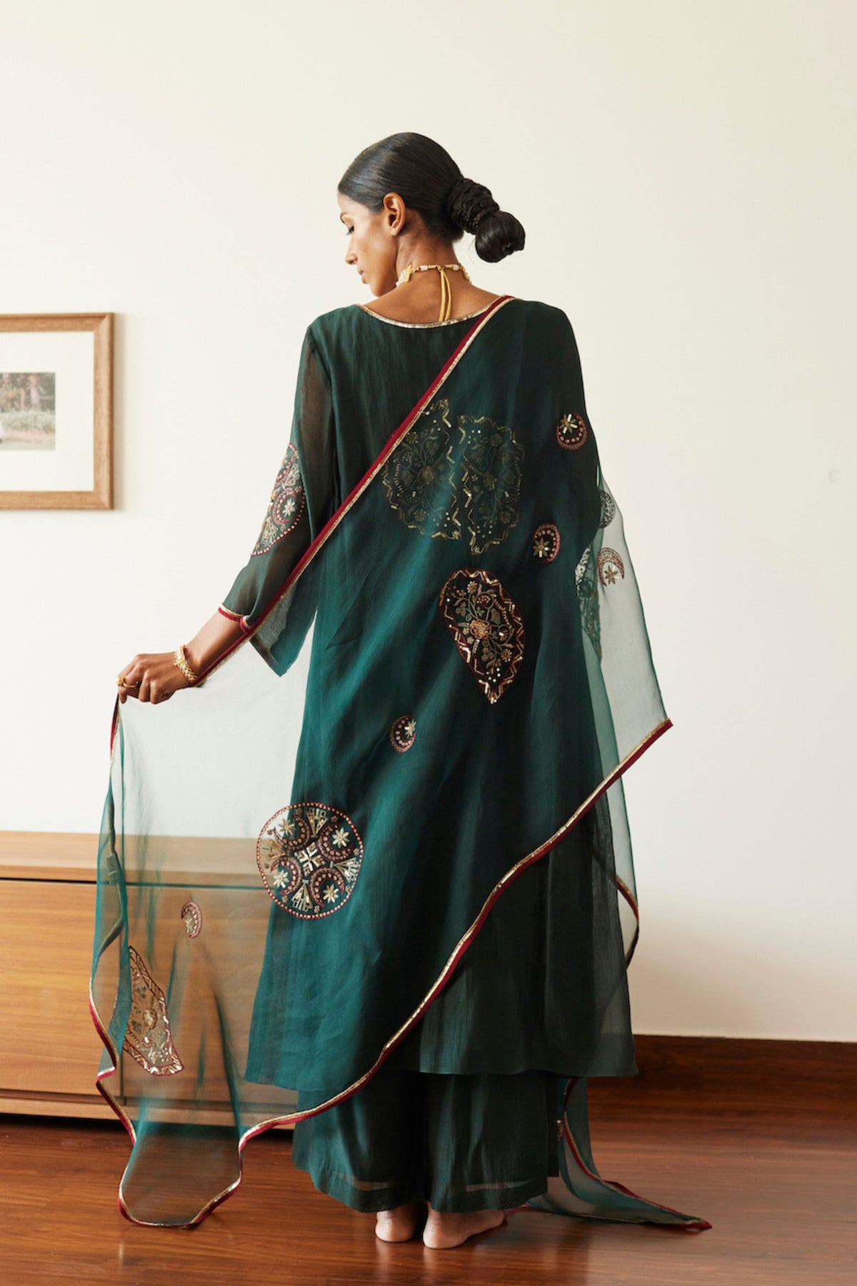 Green Shashi Dupatta