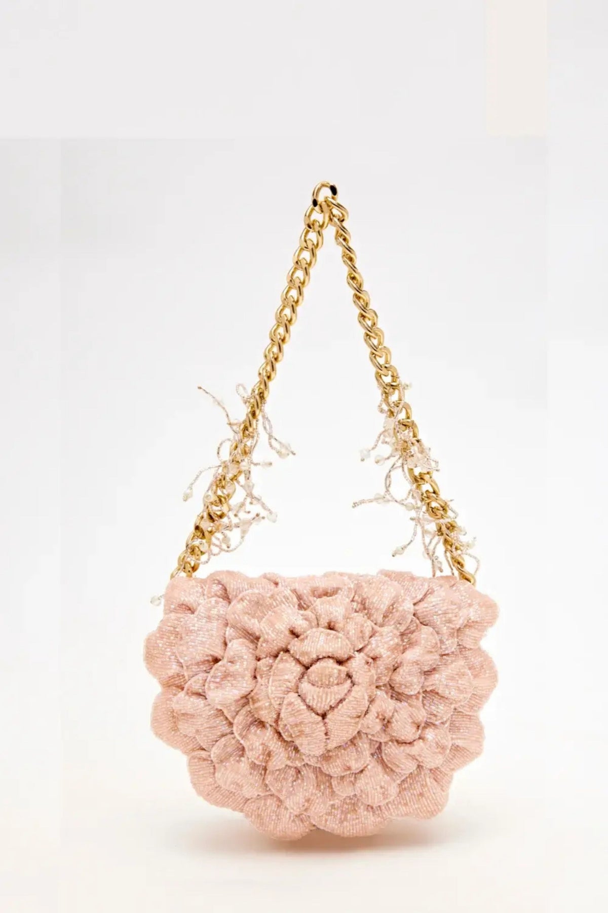 Coco Mini Beaded Sling – Blush