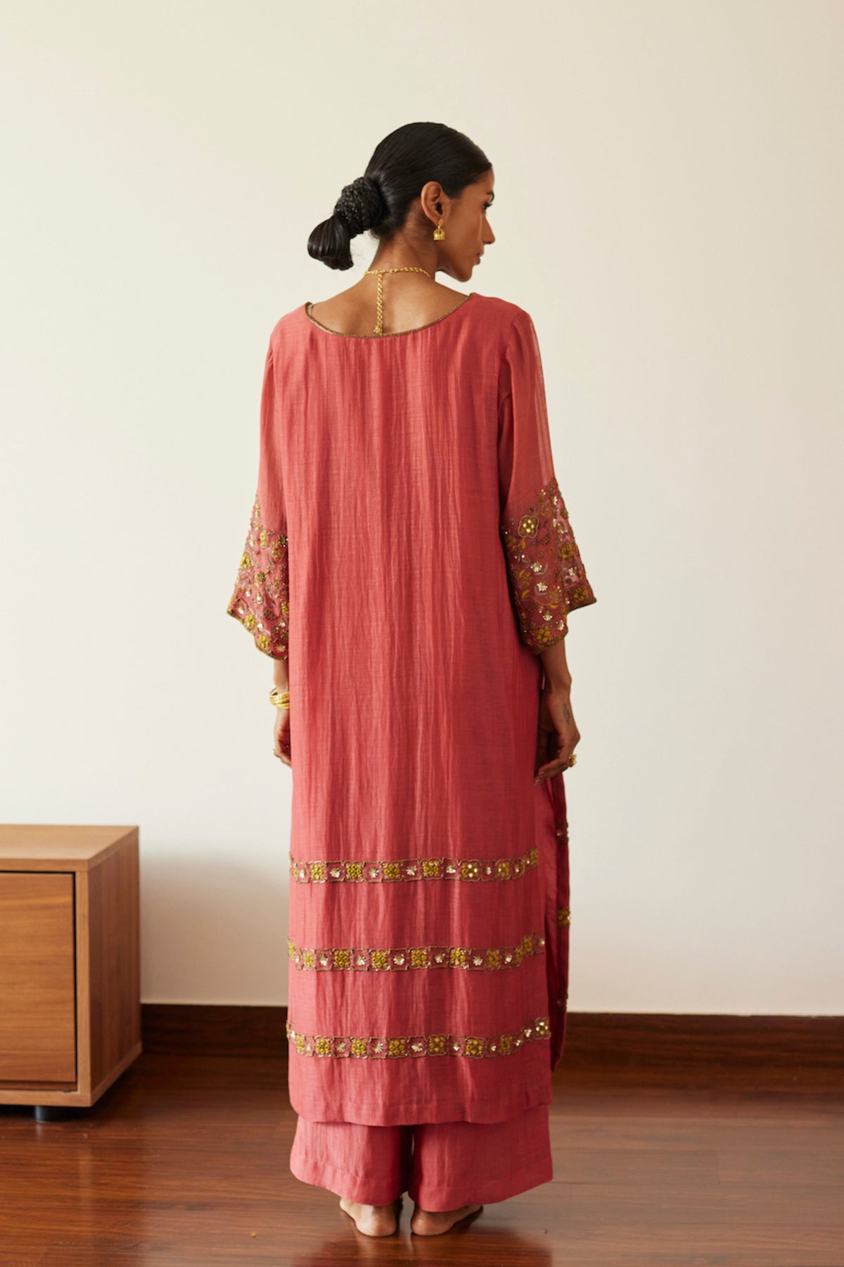 Pink Rekha Kurta Set