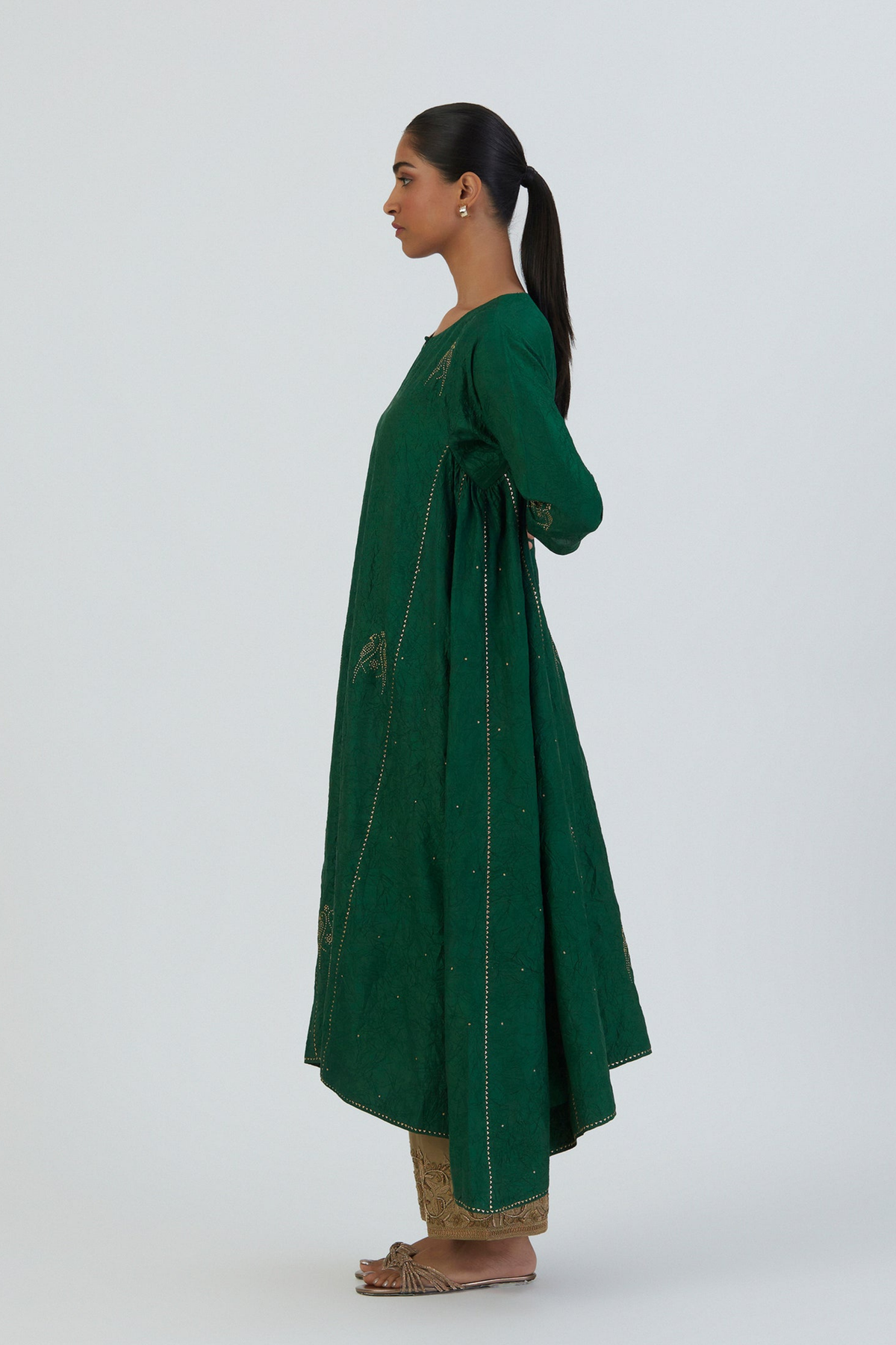 Sujata Green Kurta &amp; Pant