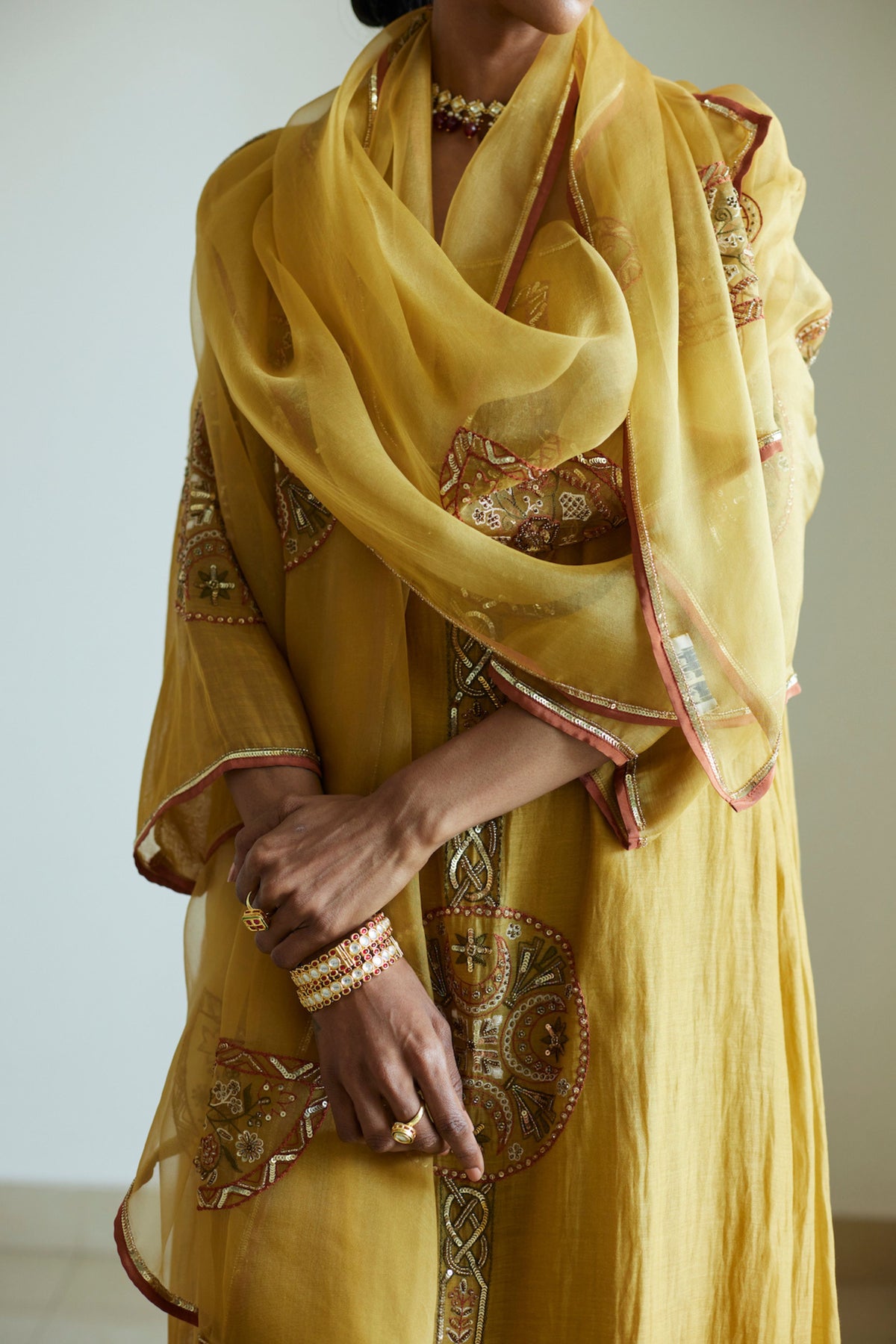 Yellow Shashi Dupatta