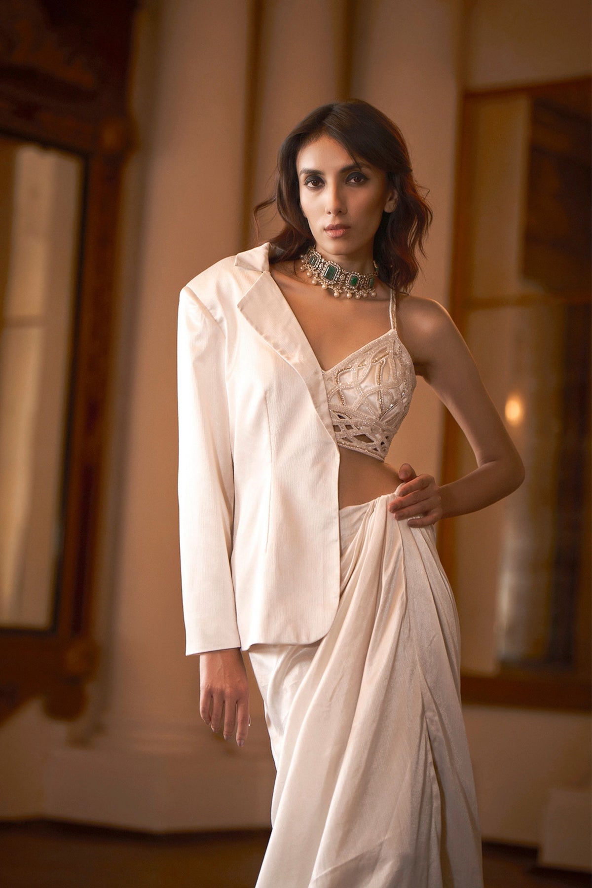 Perseus Ivory Gown