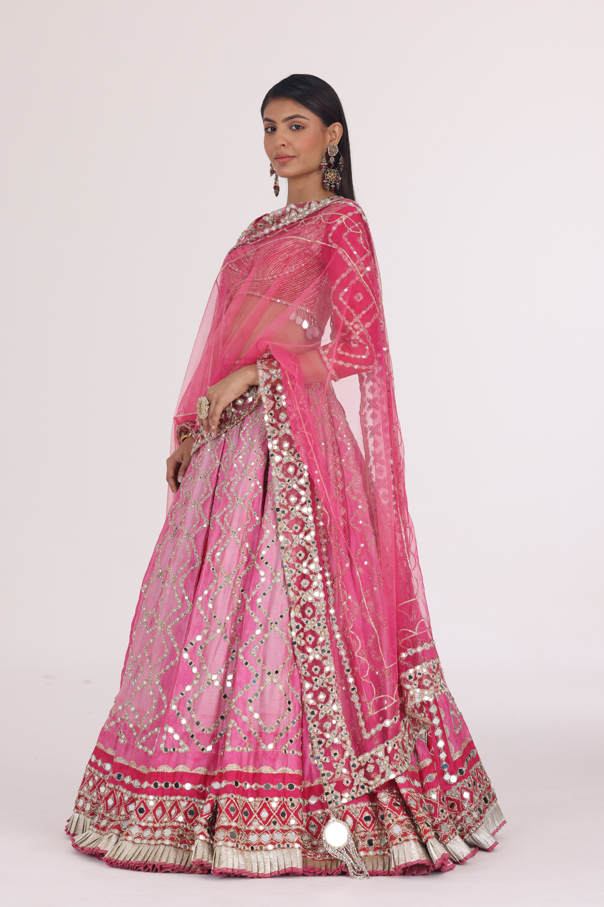 Begam Hues Printed Lehenga Set