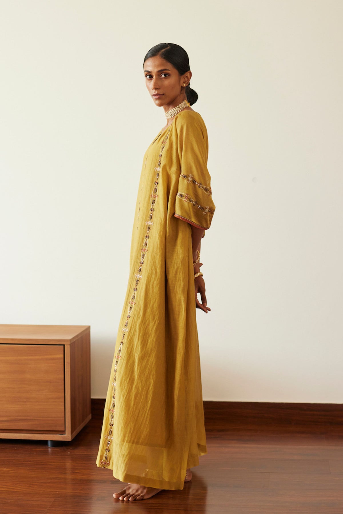 Yellow Uday Kaftan