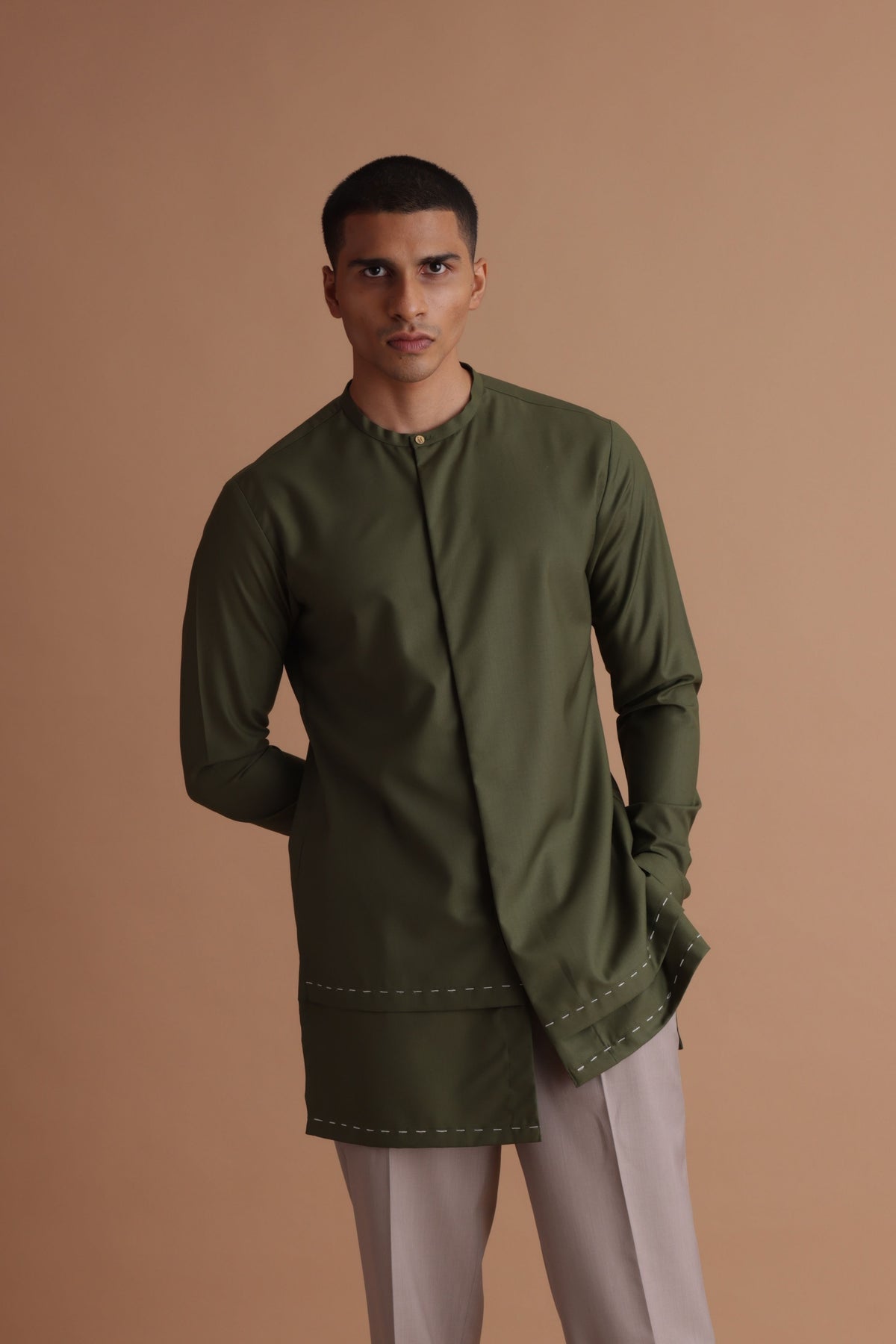 Moss Green Kurta Set