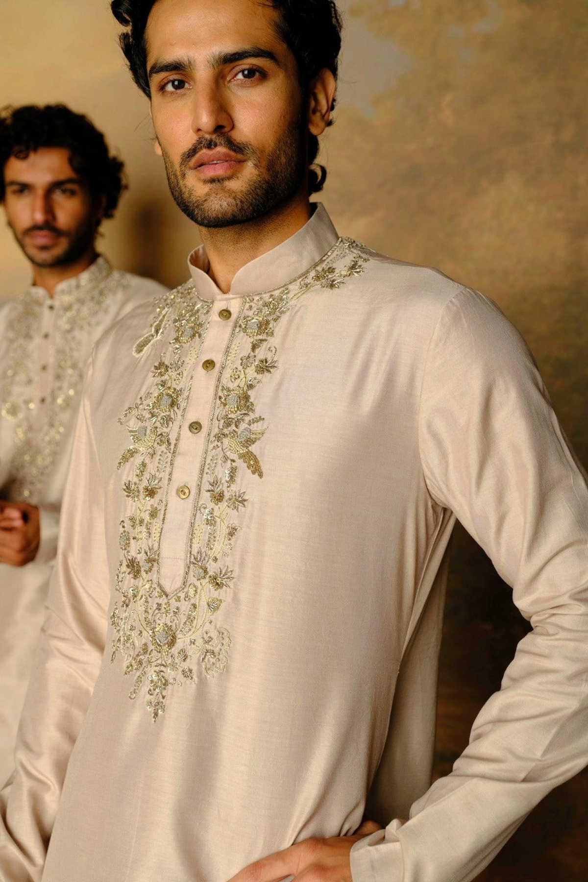 Beige Kurta Set