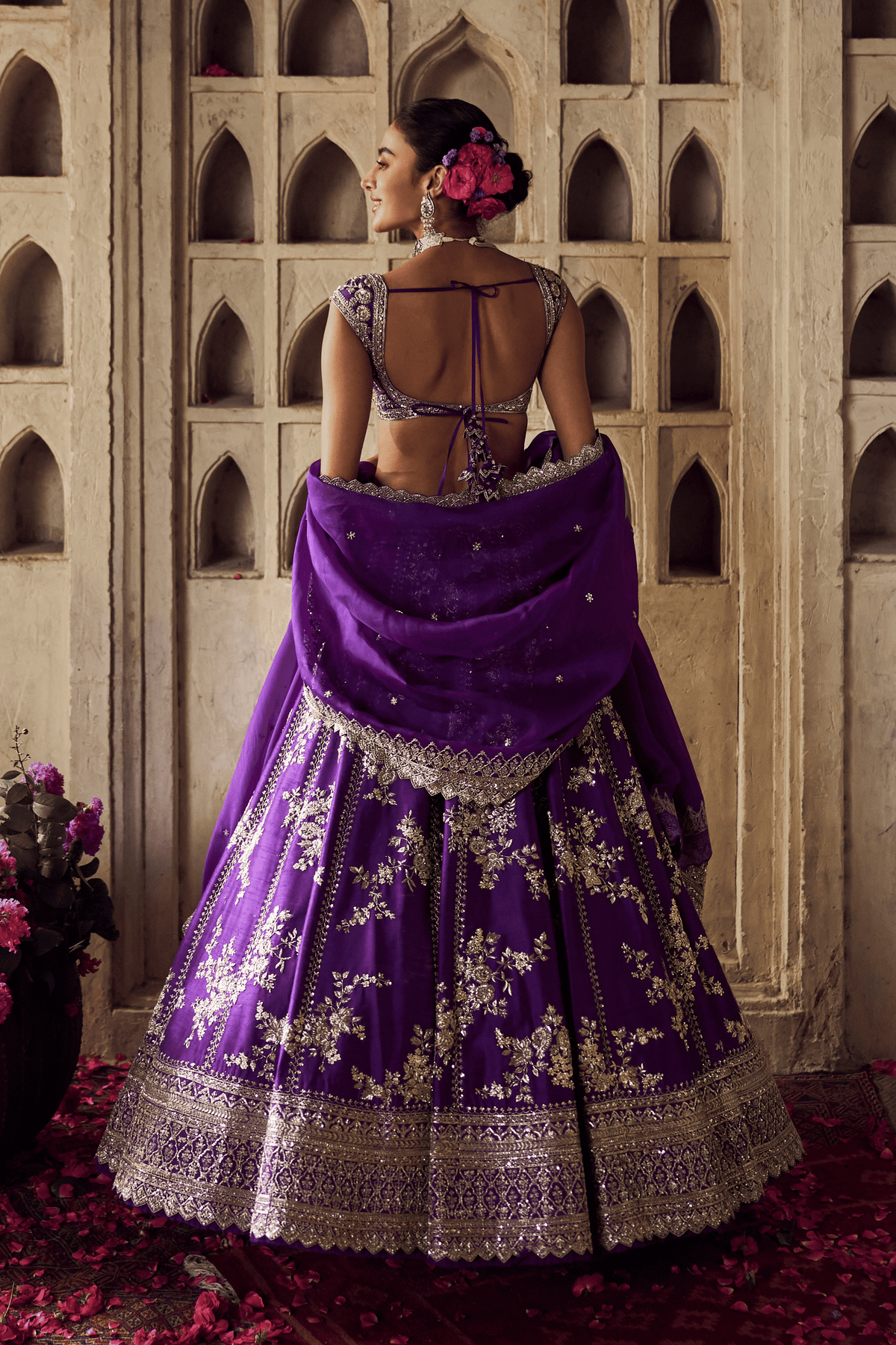 Purple Renuka Lehenga Set