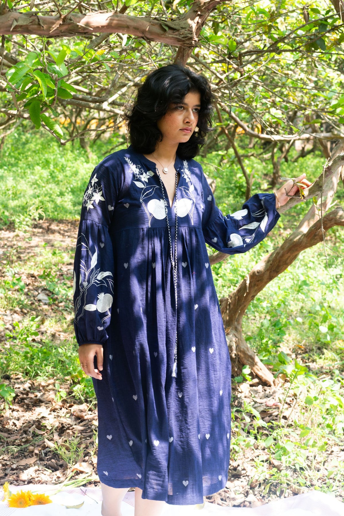 Laya Tunic In Indigo