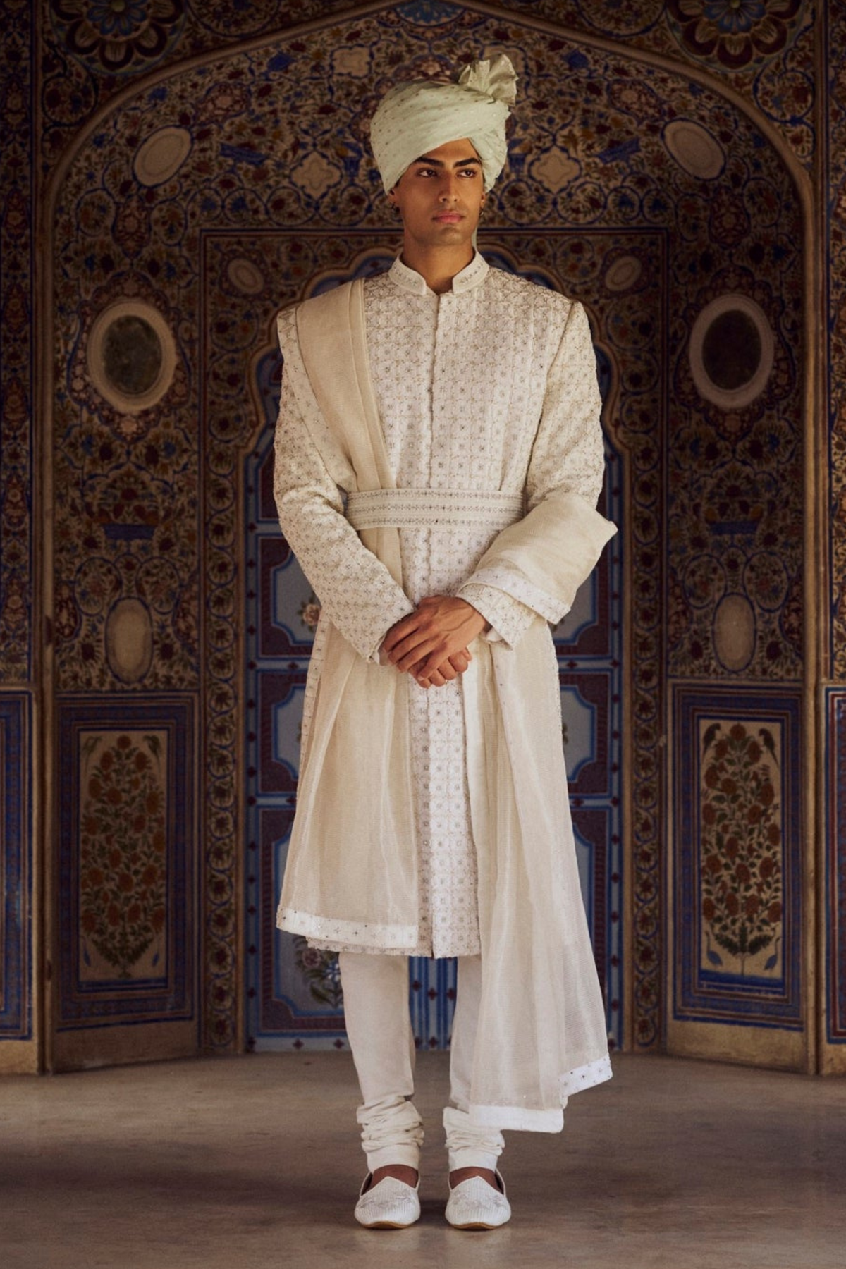 Embroidered Sherwani Set