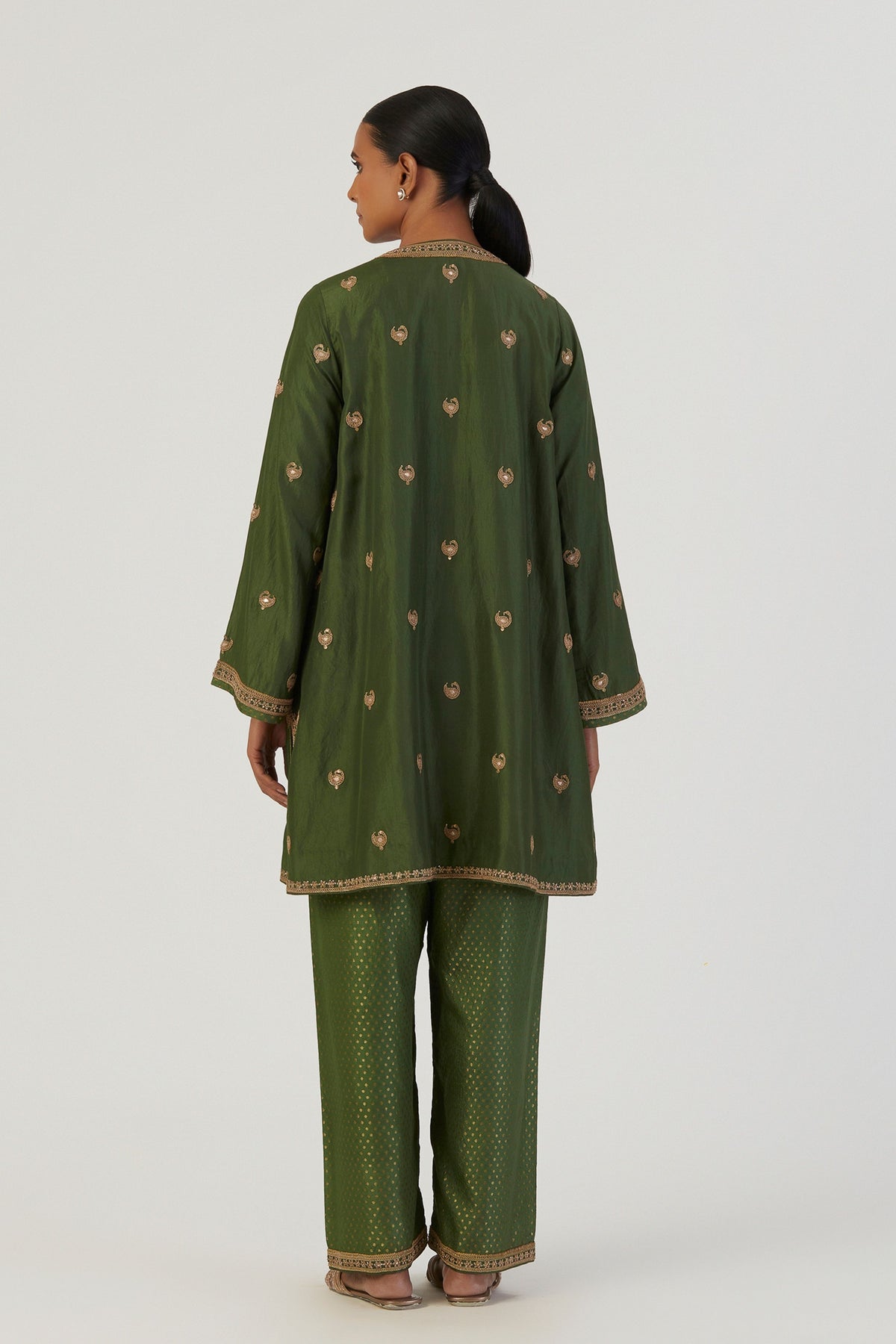 Taavi Green Kurta Pants