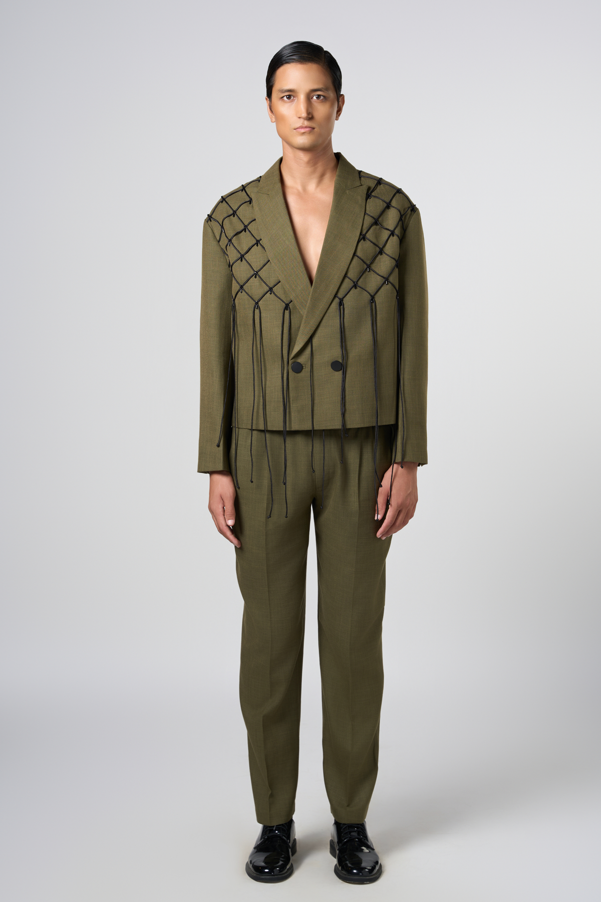 Wire Fenced Crop Jacket