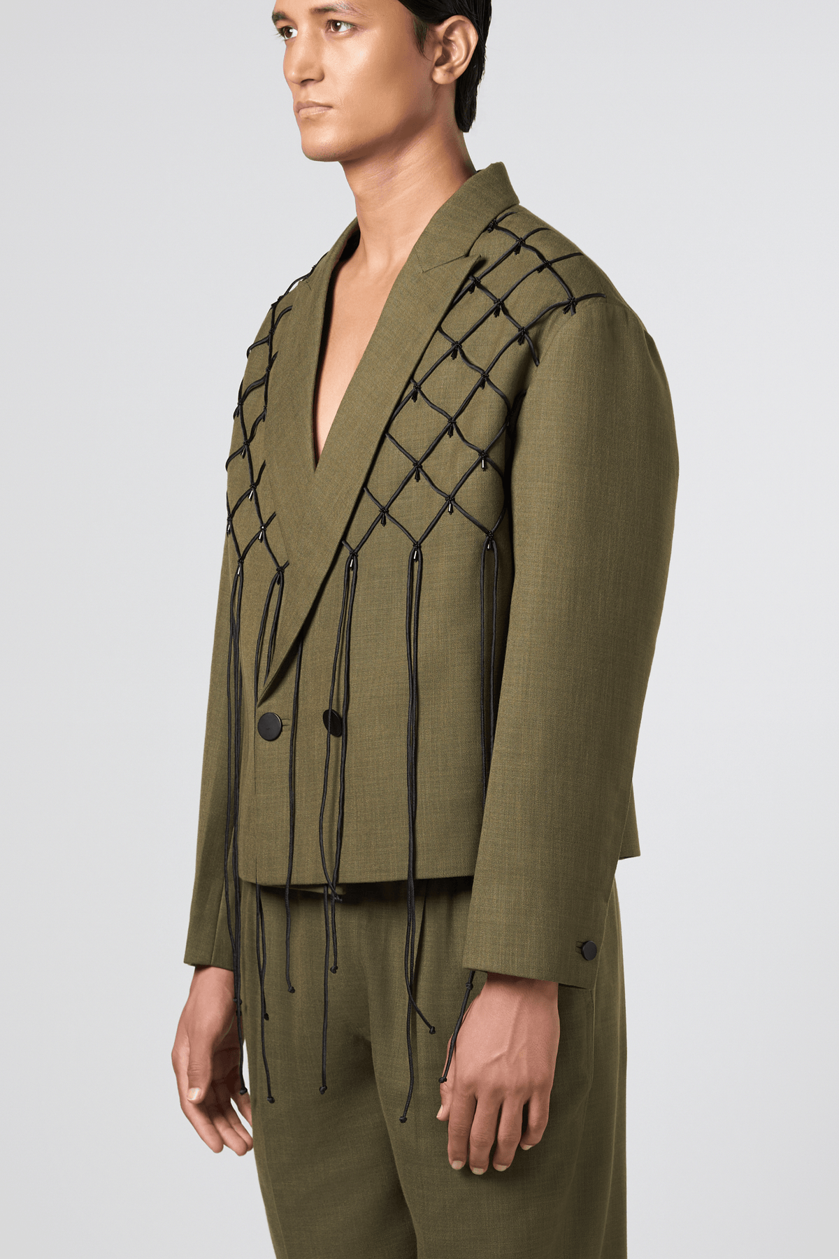 Wire Fenced Crop Jacket