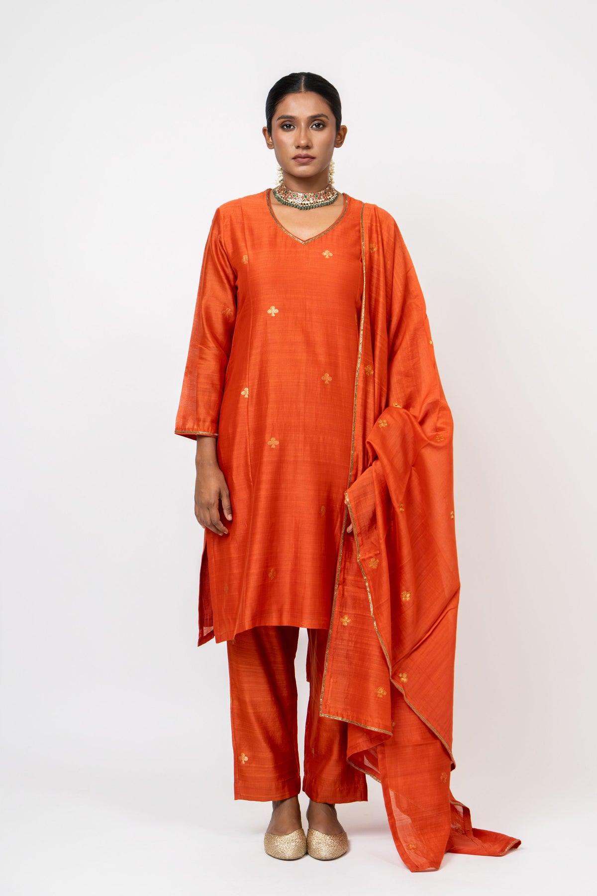 Umber Kurta Set