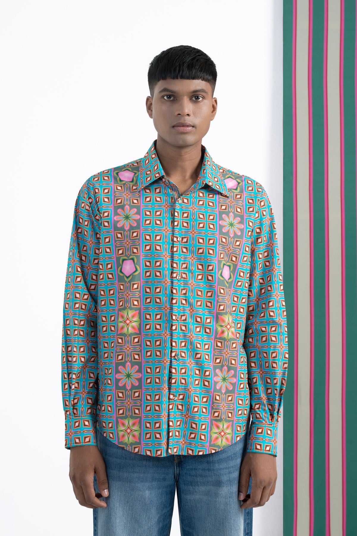 Maxican Printed Moon Shirt