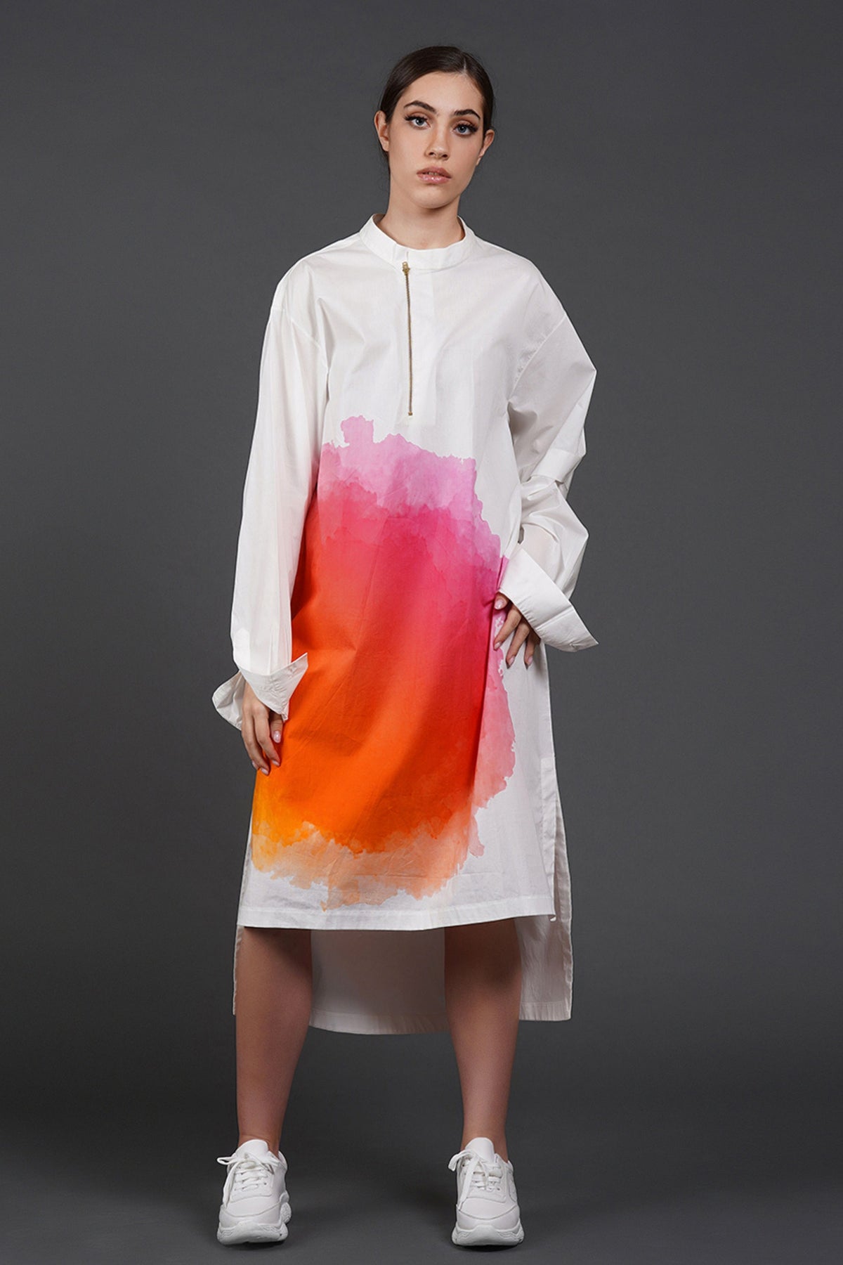 Offwhite Cotton Dress