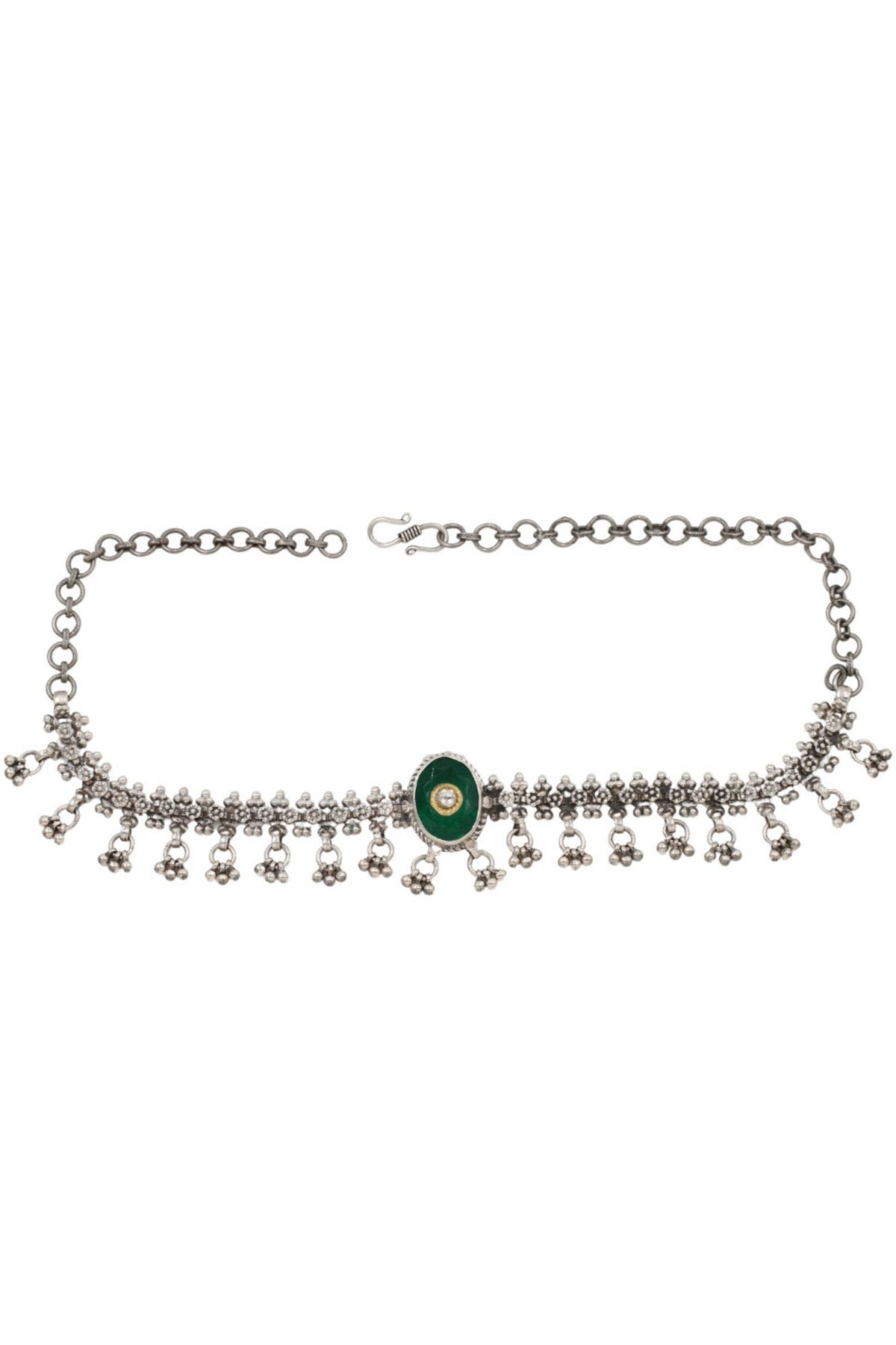 Opulent Elegance Silver Necklace