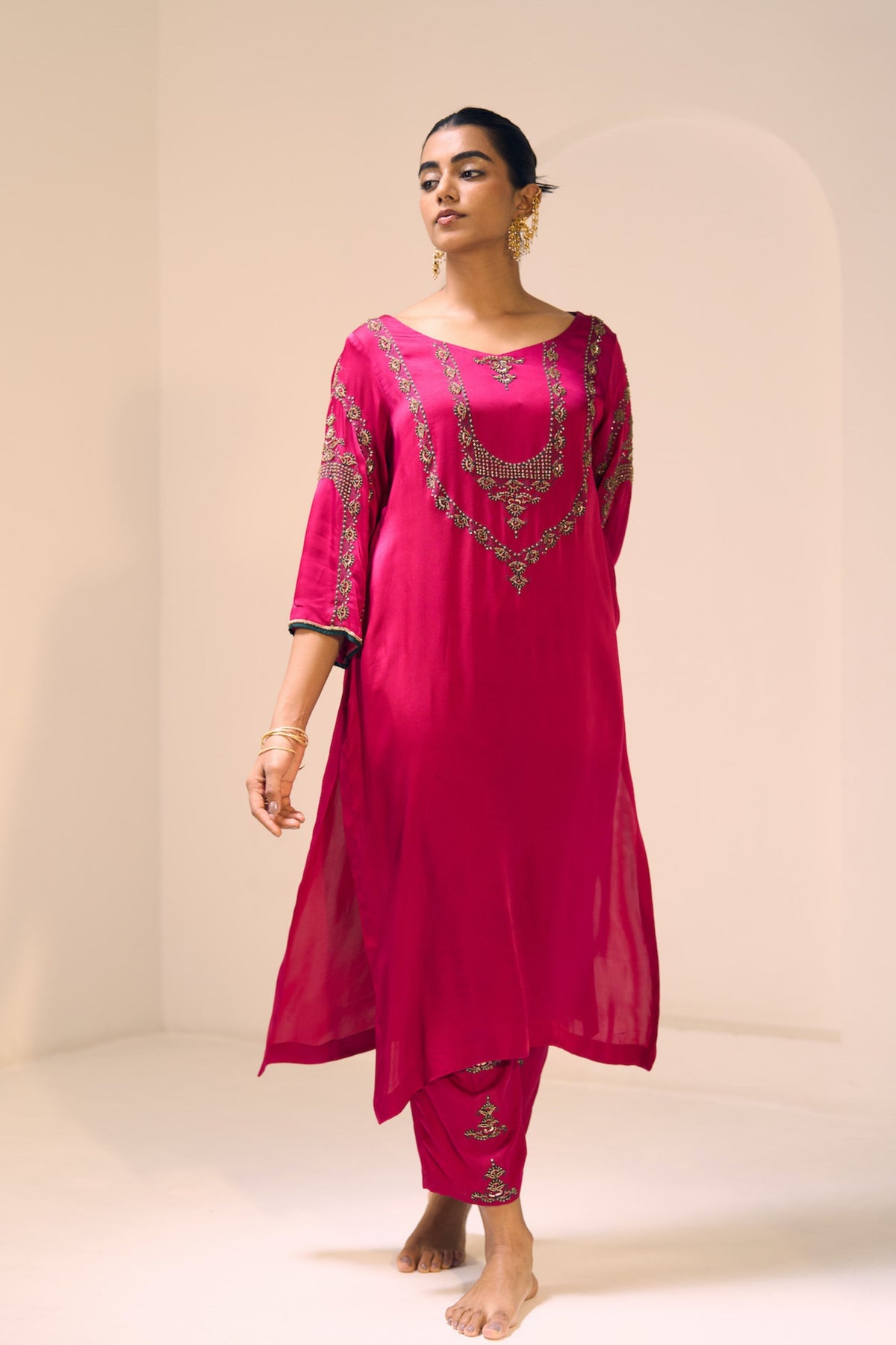 Pink Anya Kurta Set