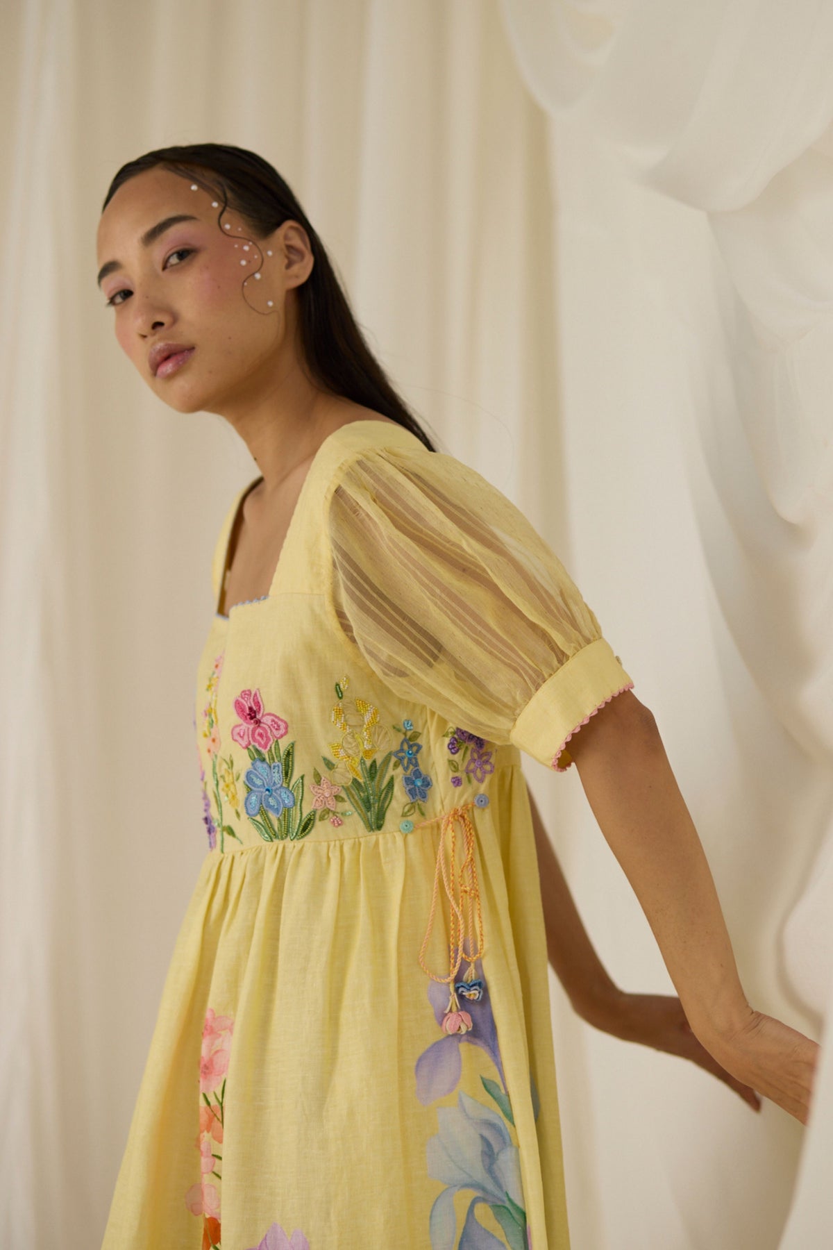 Citrine Floral Dress