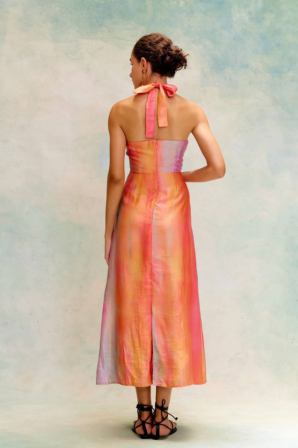 Hush Tangerine Ombre Dress