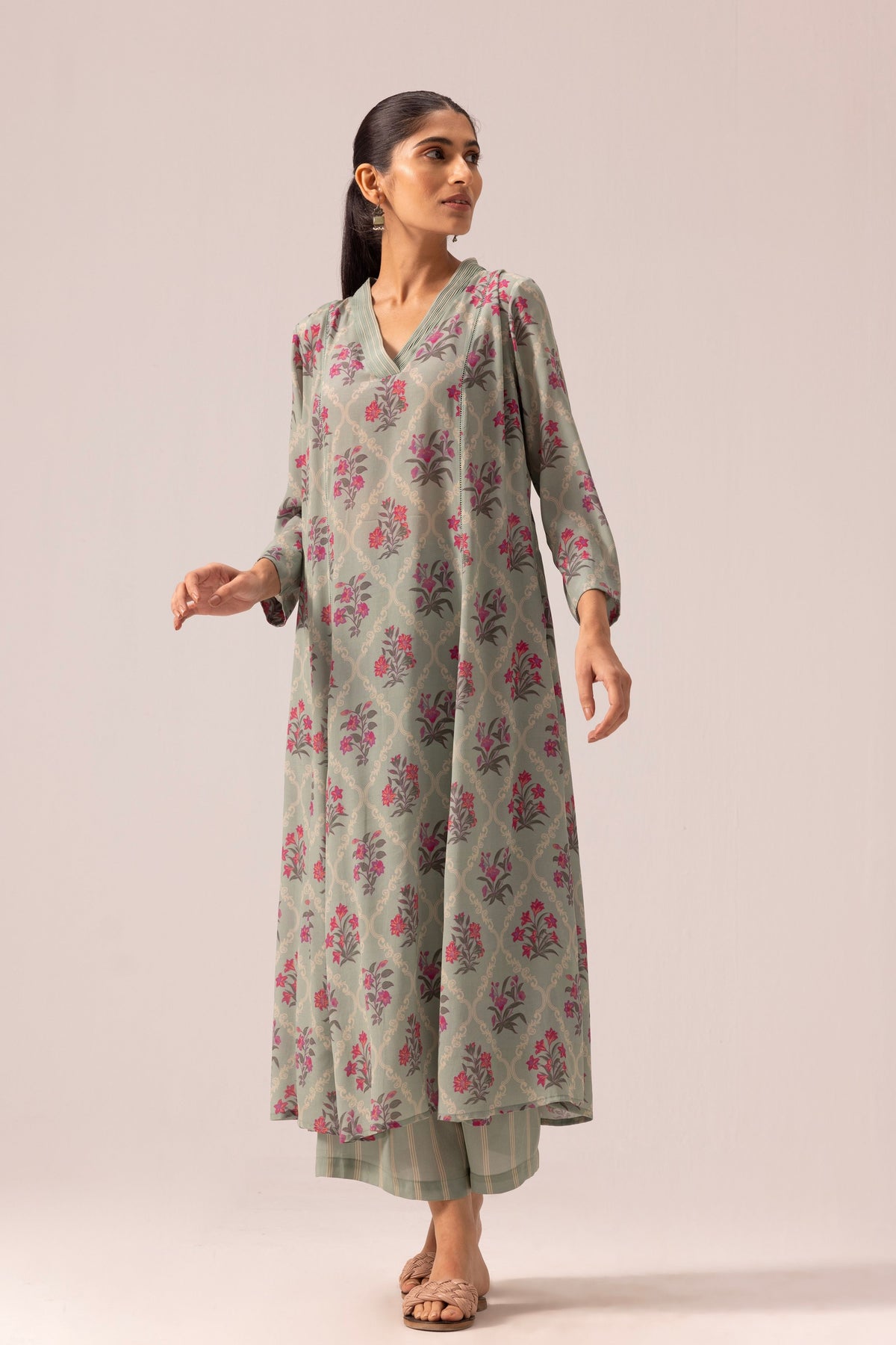 Thea Grey Kurta Set