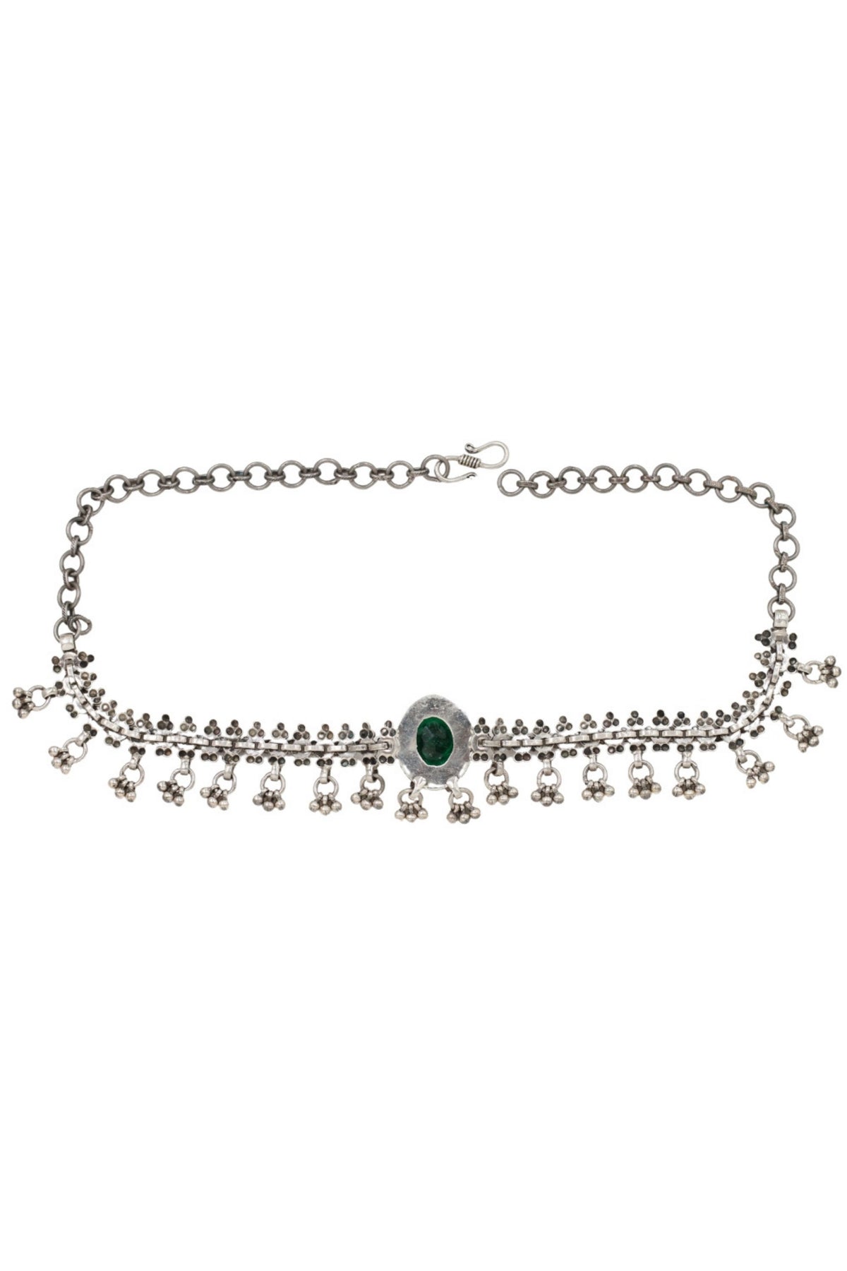 Opulent Elegance Silver Necklace