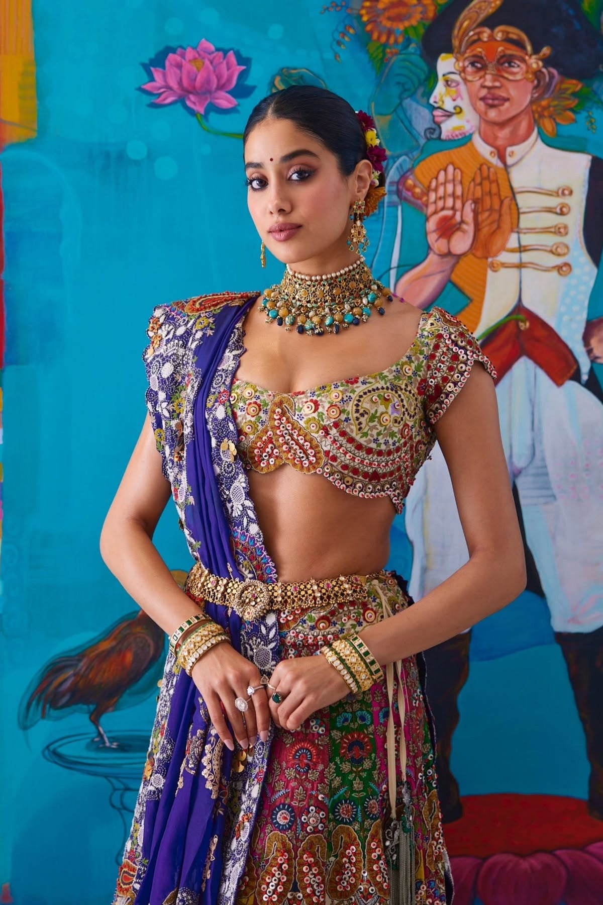 Janhvi Kapoor in Anamika Khanna