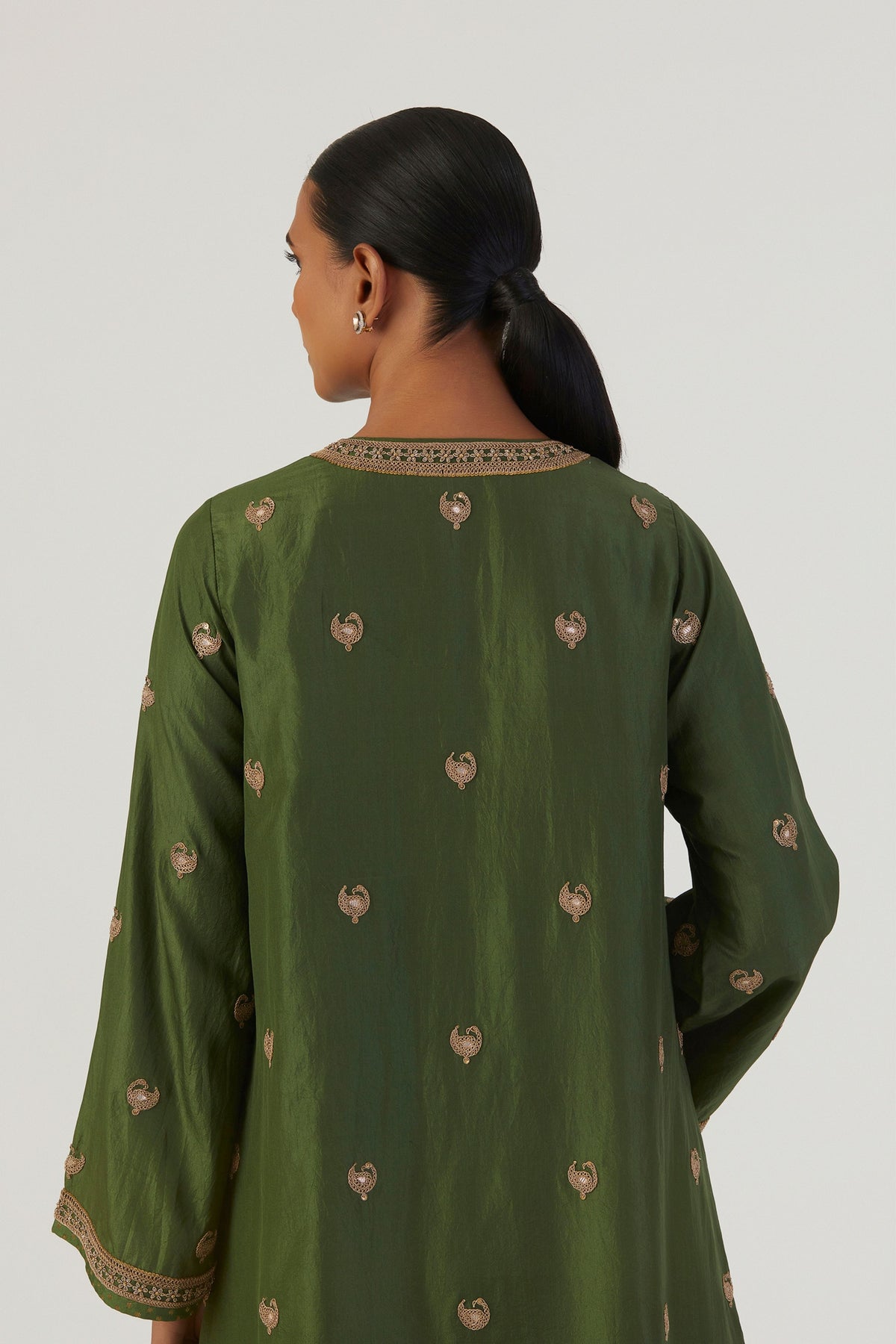 Taavi Green Kurta Pants