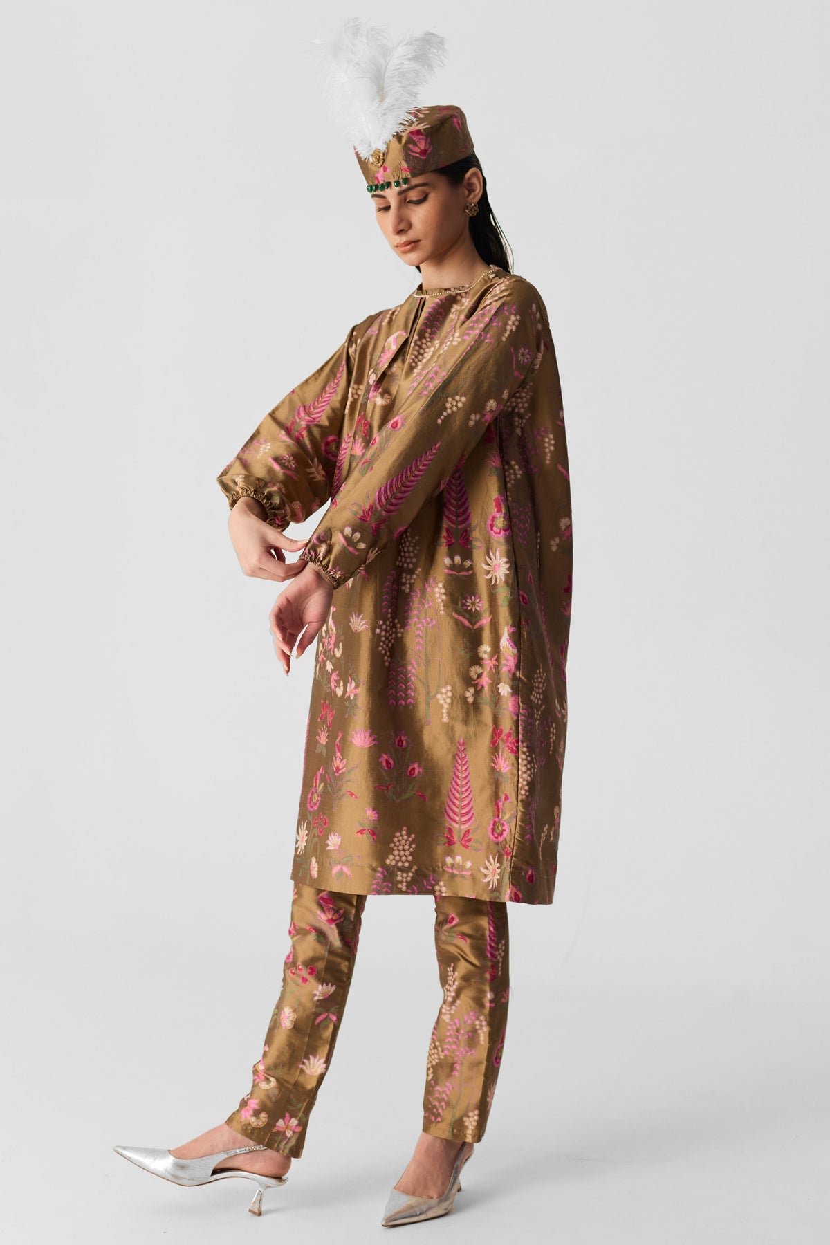 Bahar Pink Kurta Set