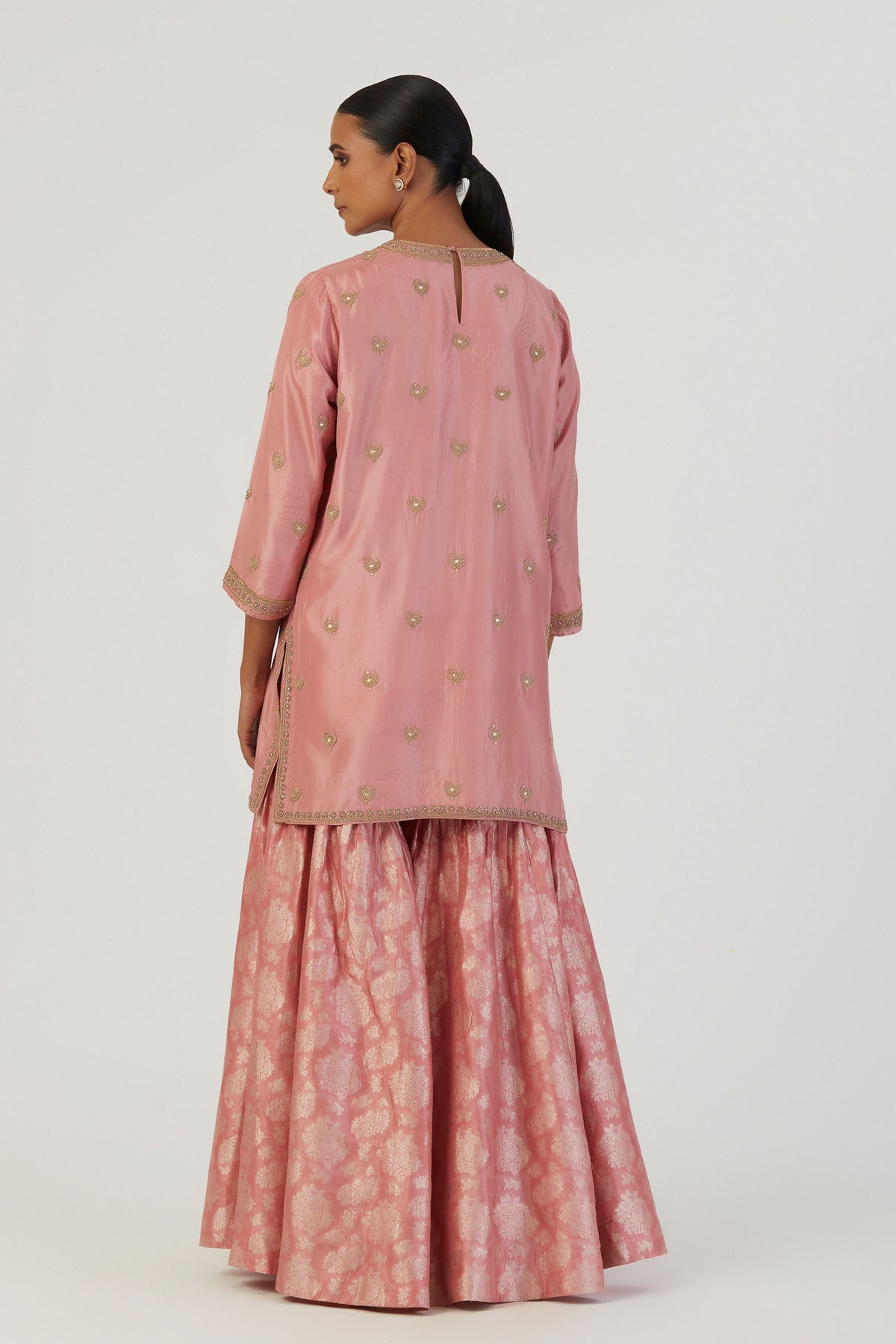 Salma Pink Kurta and Sharara