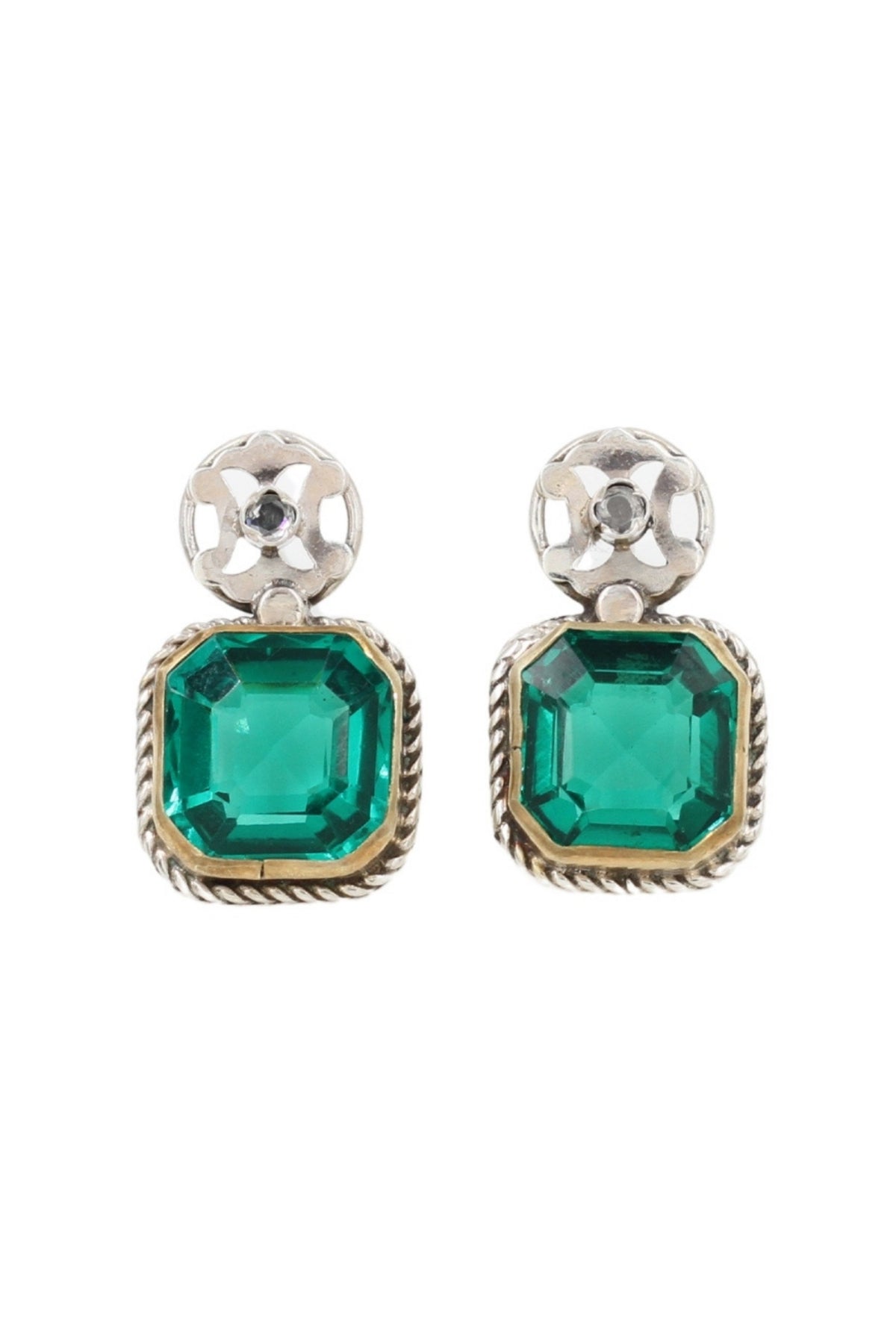 Emerald Necklace and Earring Set