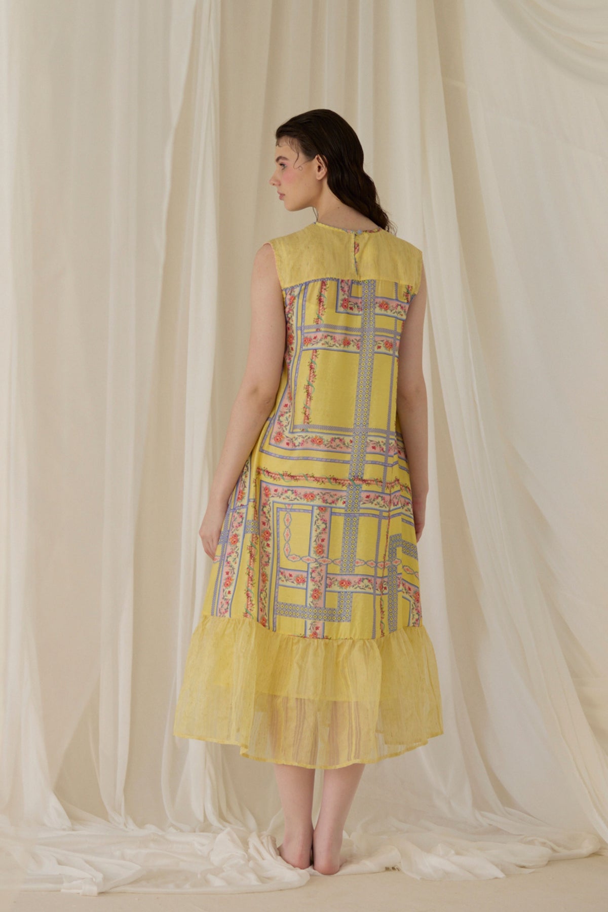 Citrine Gathered Dress