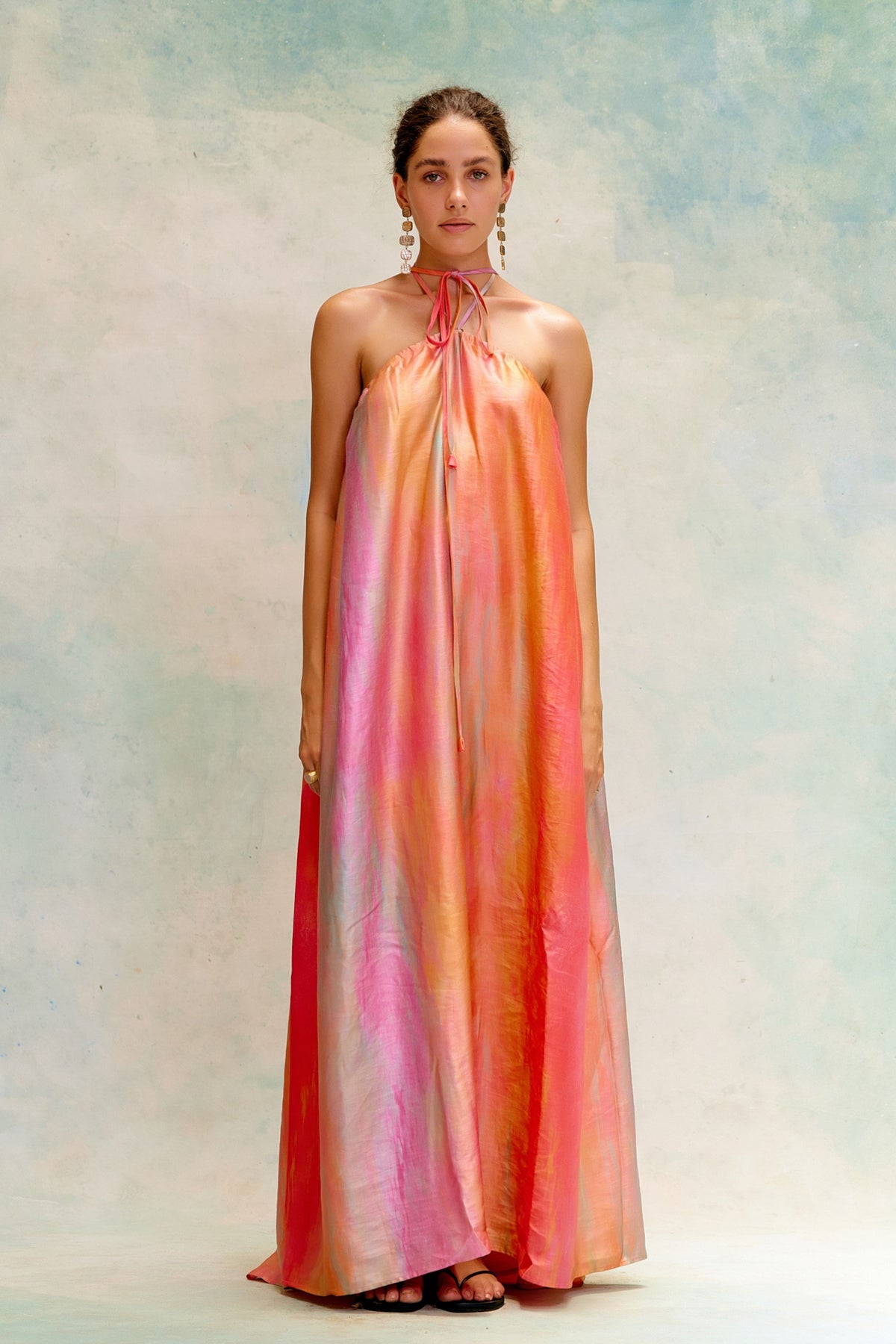 Judith Tangerine Ombre Dress