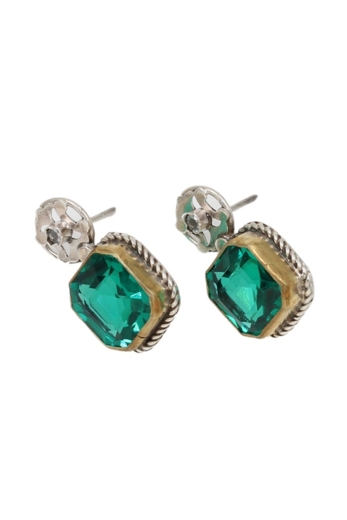 Emerald Necklace and Earring Set